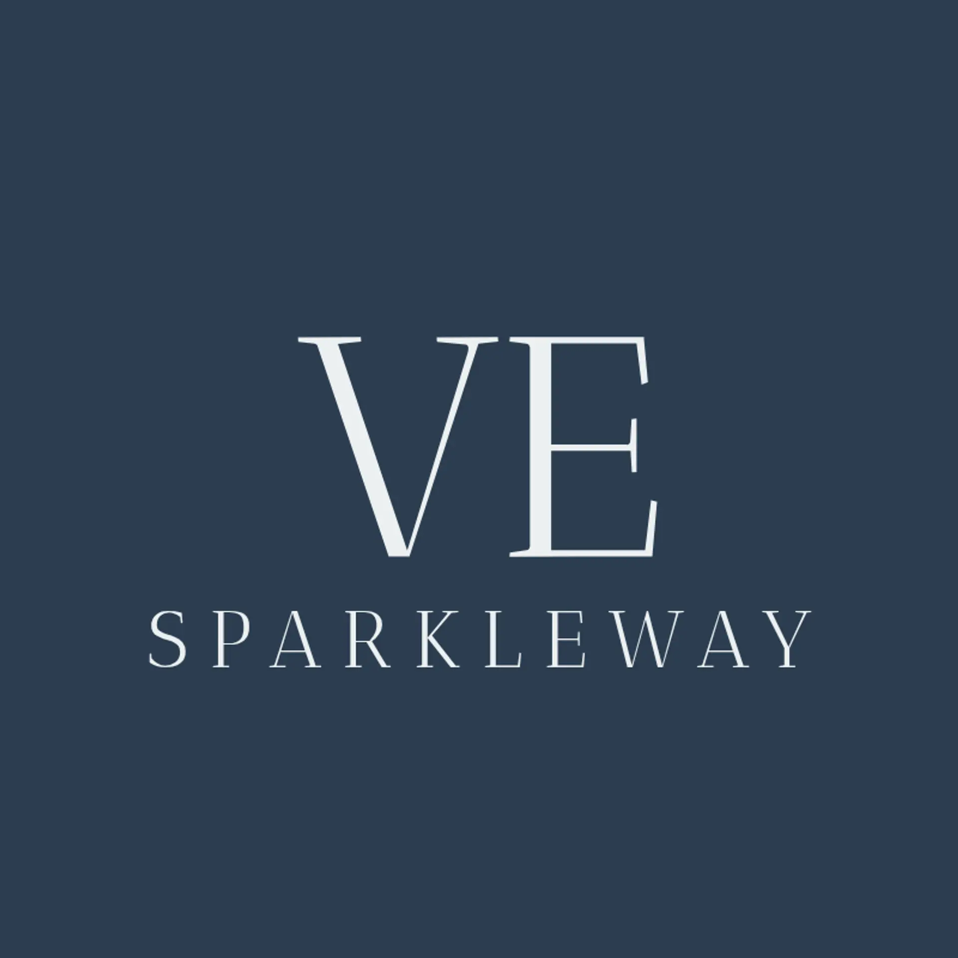 SparkleWay logo for cleaning company