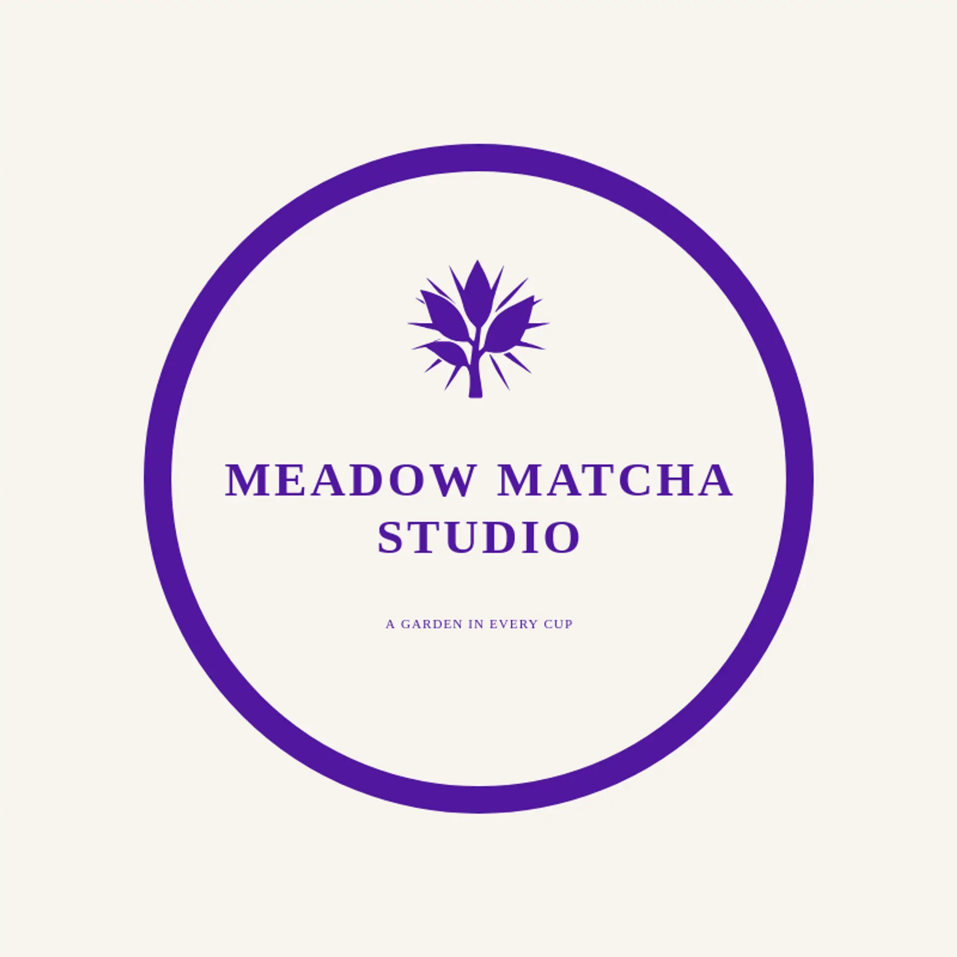 Meadow Matcha Studio logo for matcha