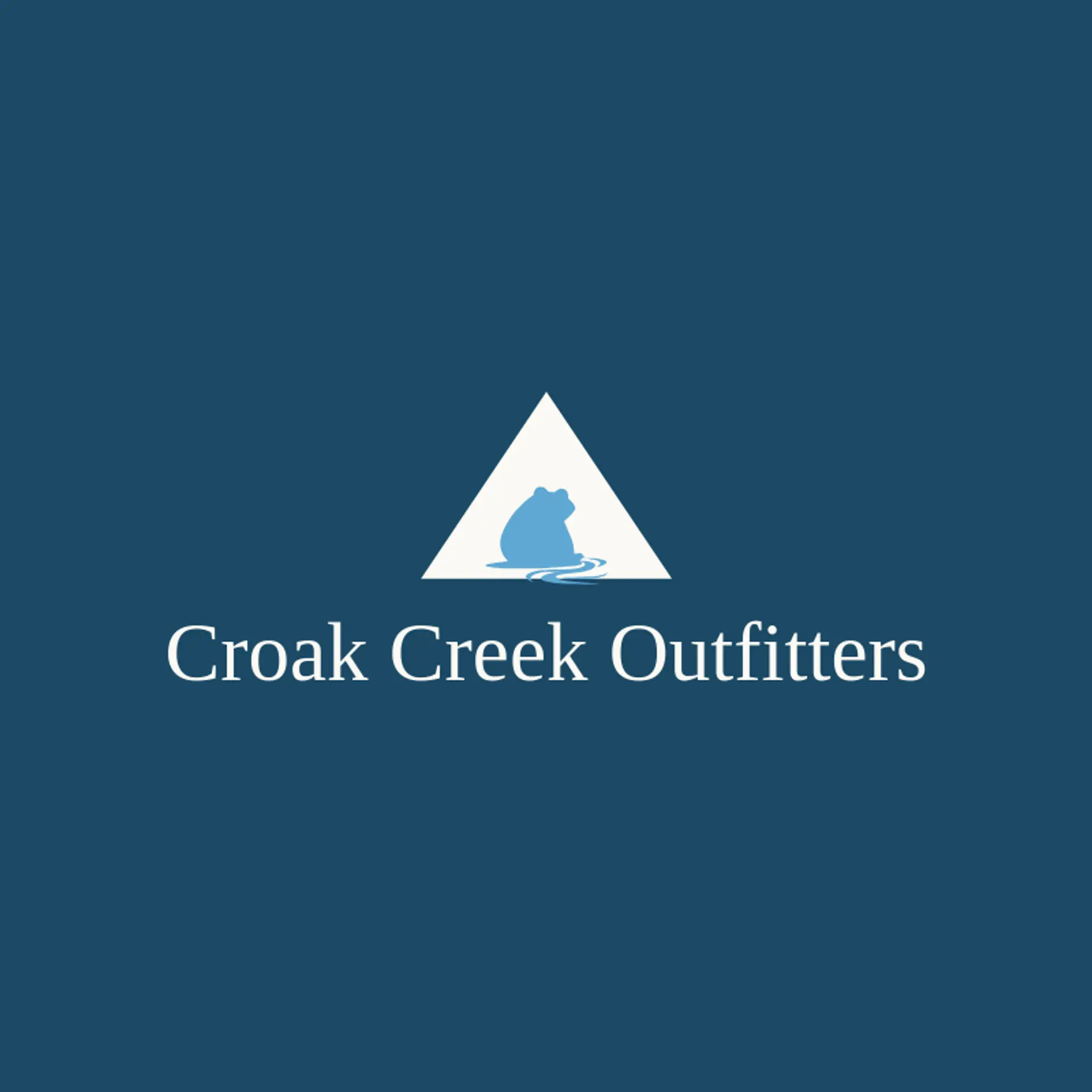 Croak Creek Outfitters logo for toad