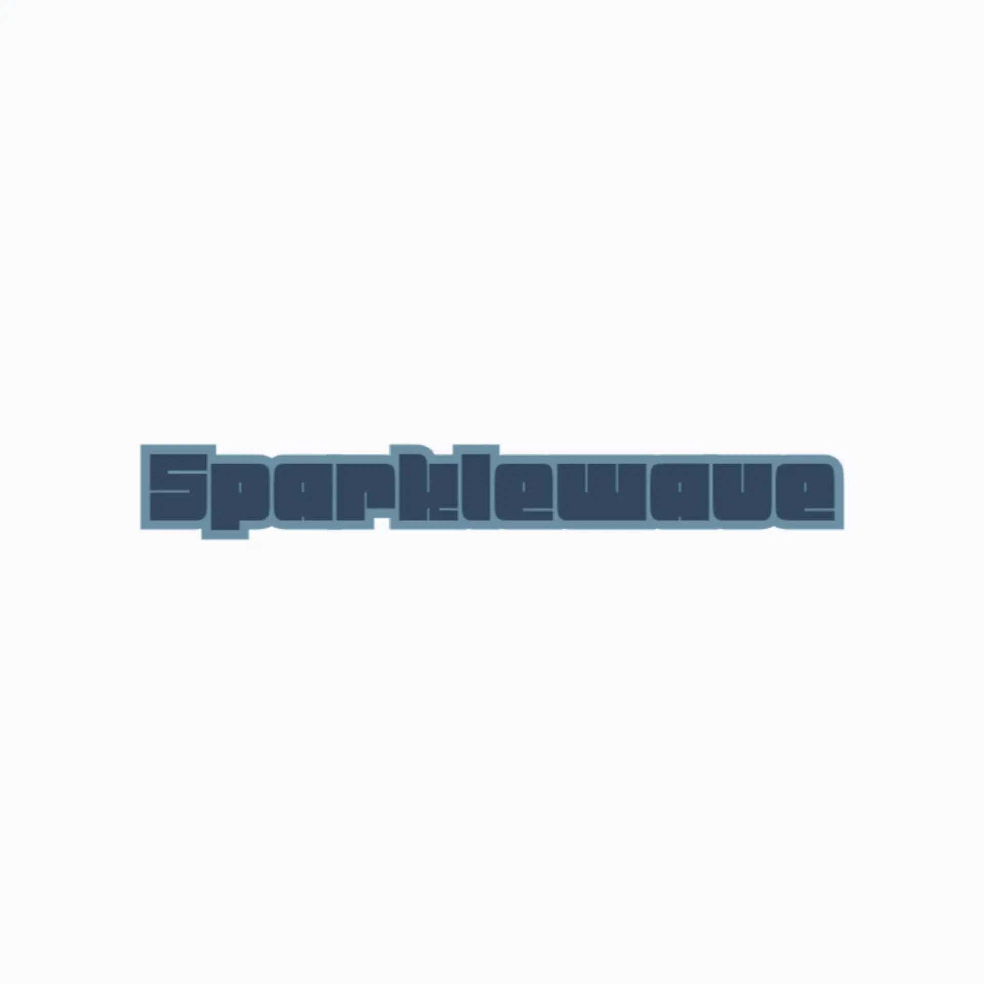 SparkleWave logo for blg cleaning service