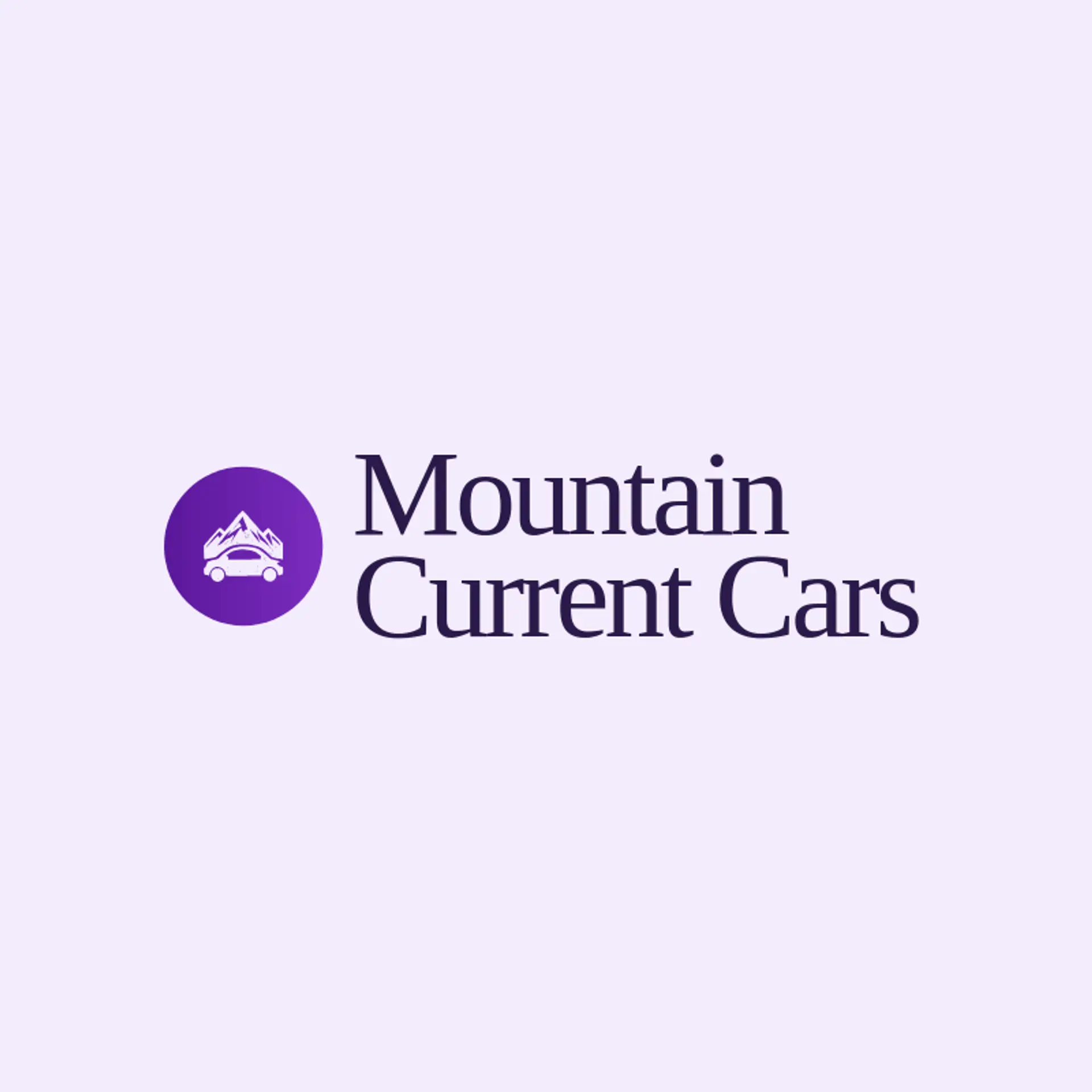 Mountain Current Cars logo for electric car
