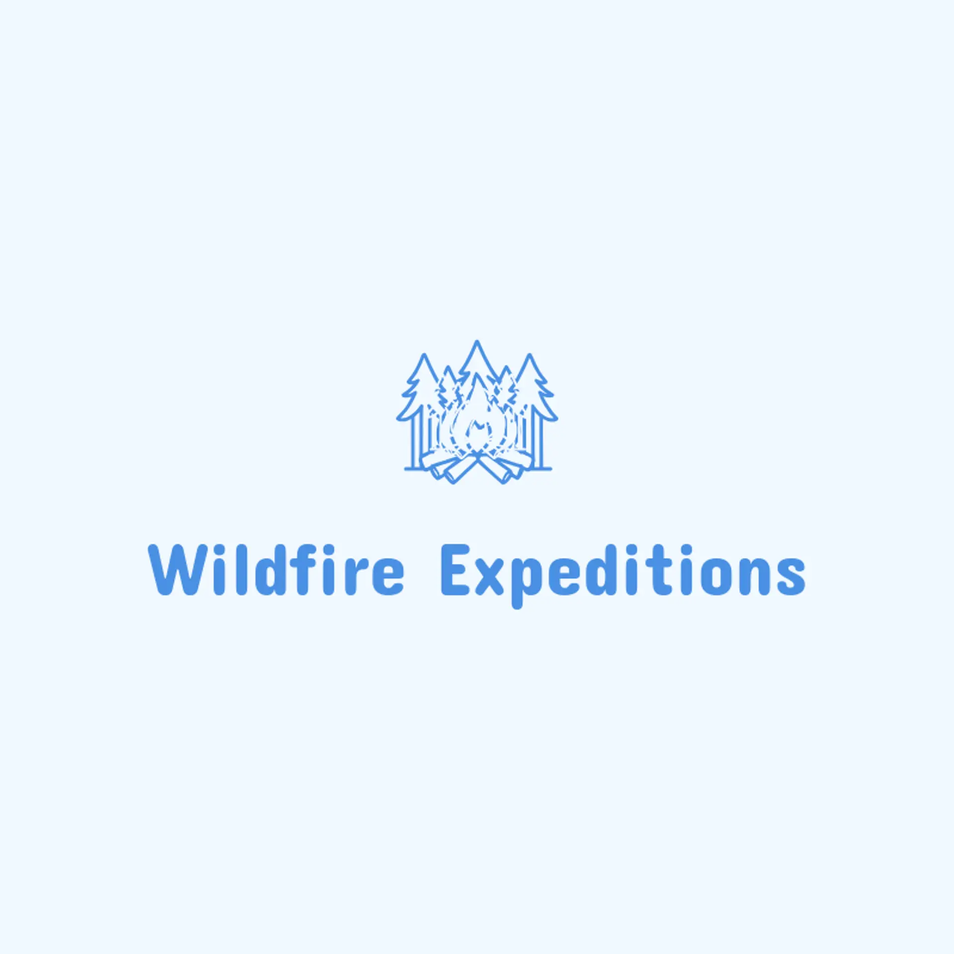 Wildfire Expeditions logo for fire