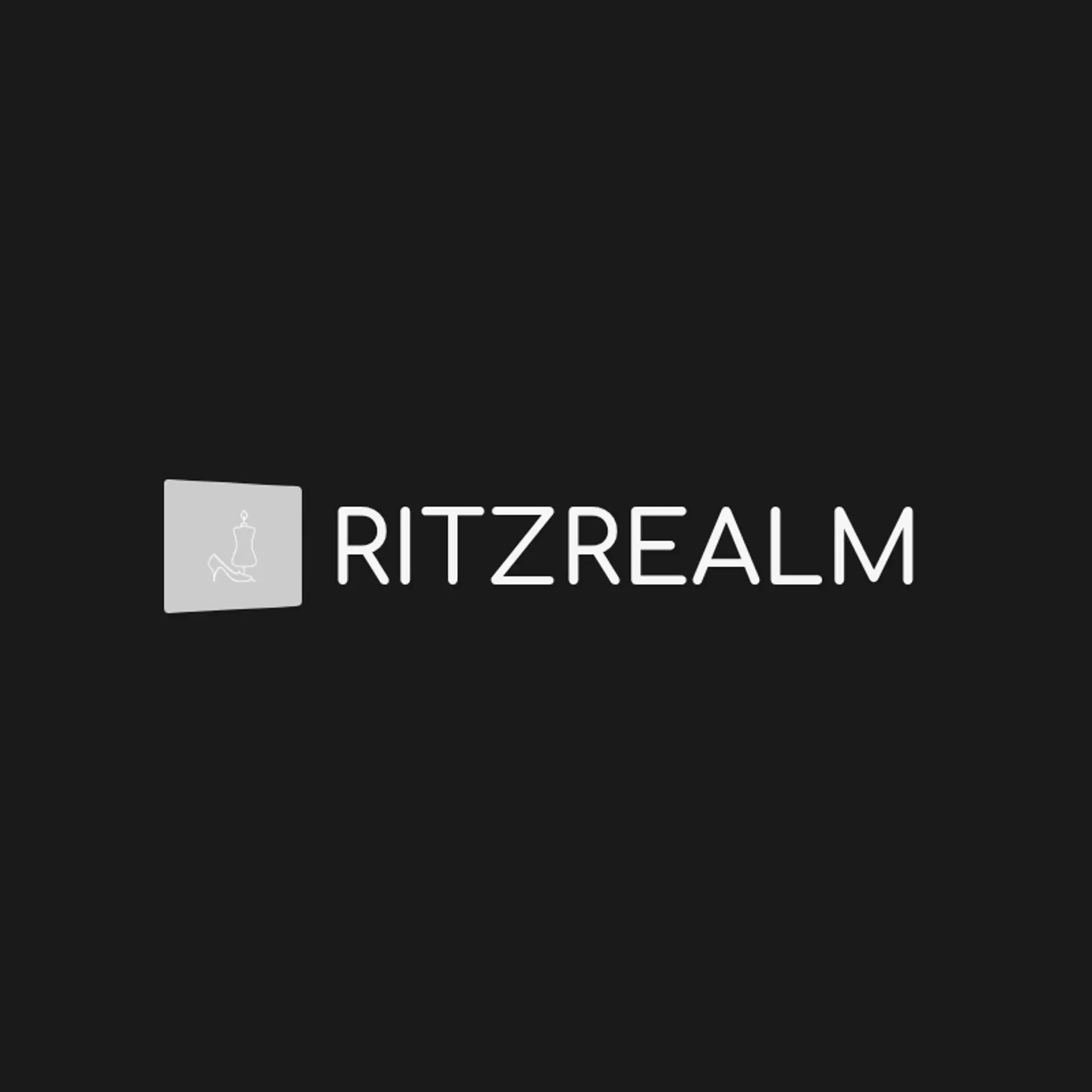 RitzRealm logo for designer fashion