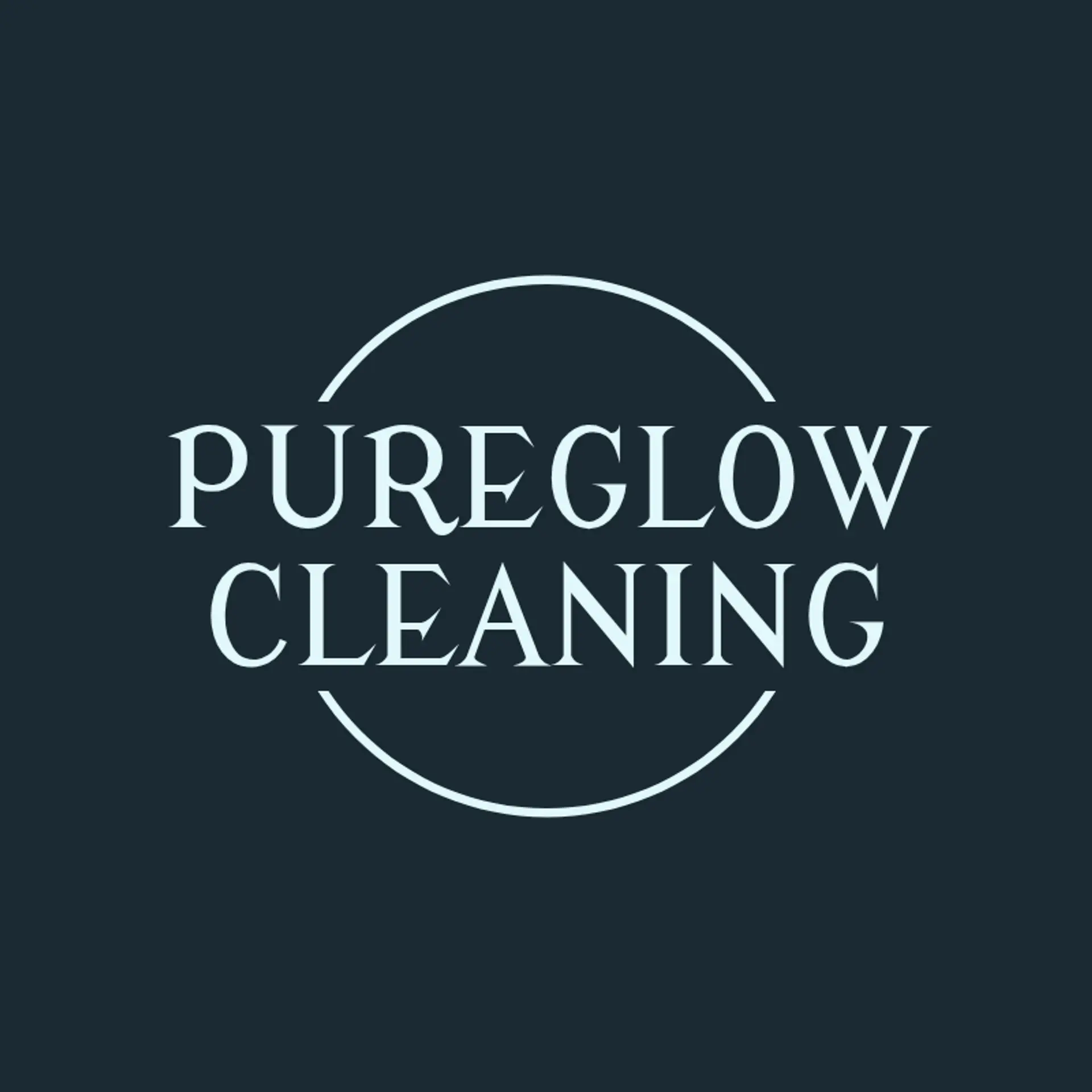 PureGlow Cleaning logo for blg cleaning service