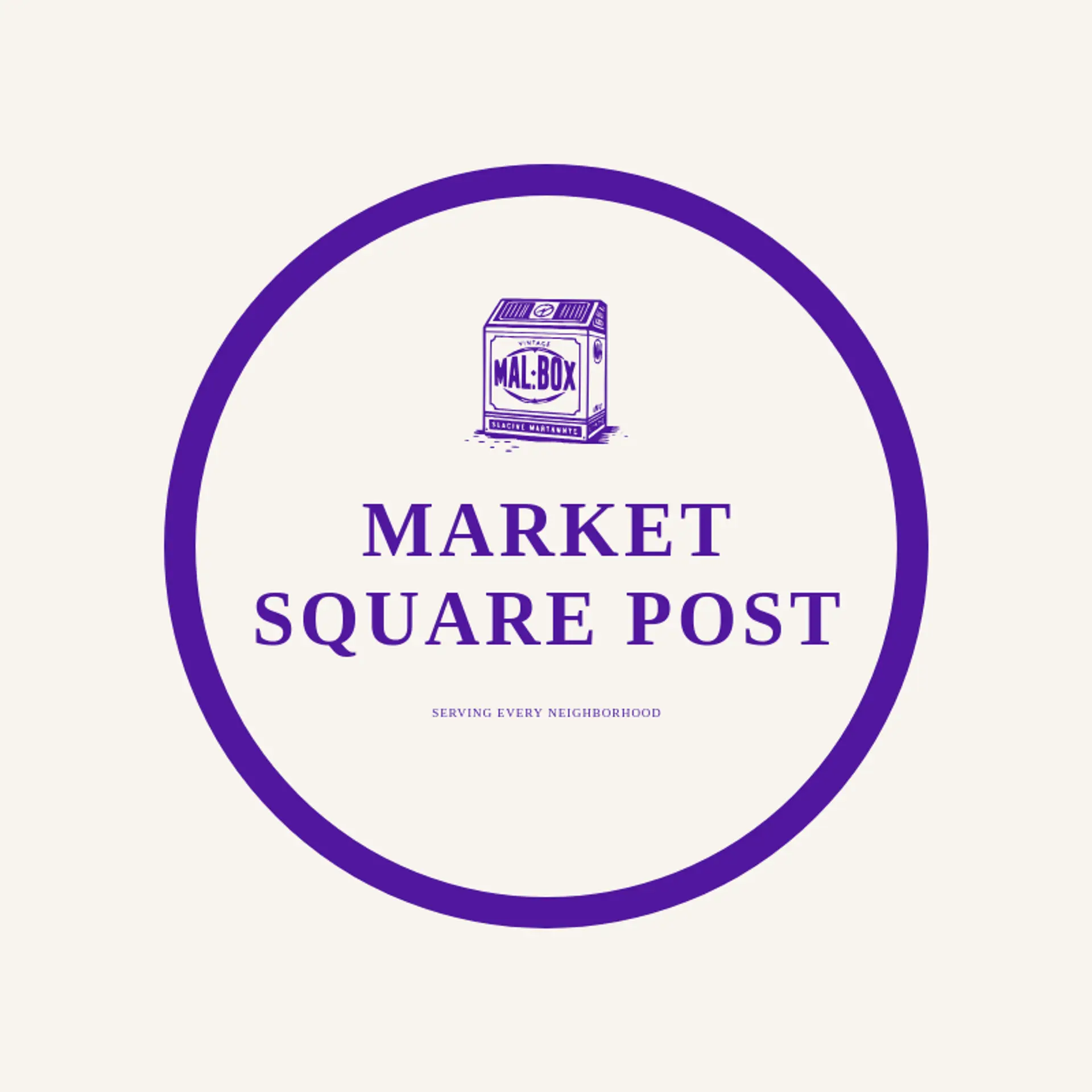 Market Square Post logo for postal