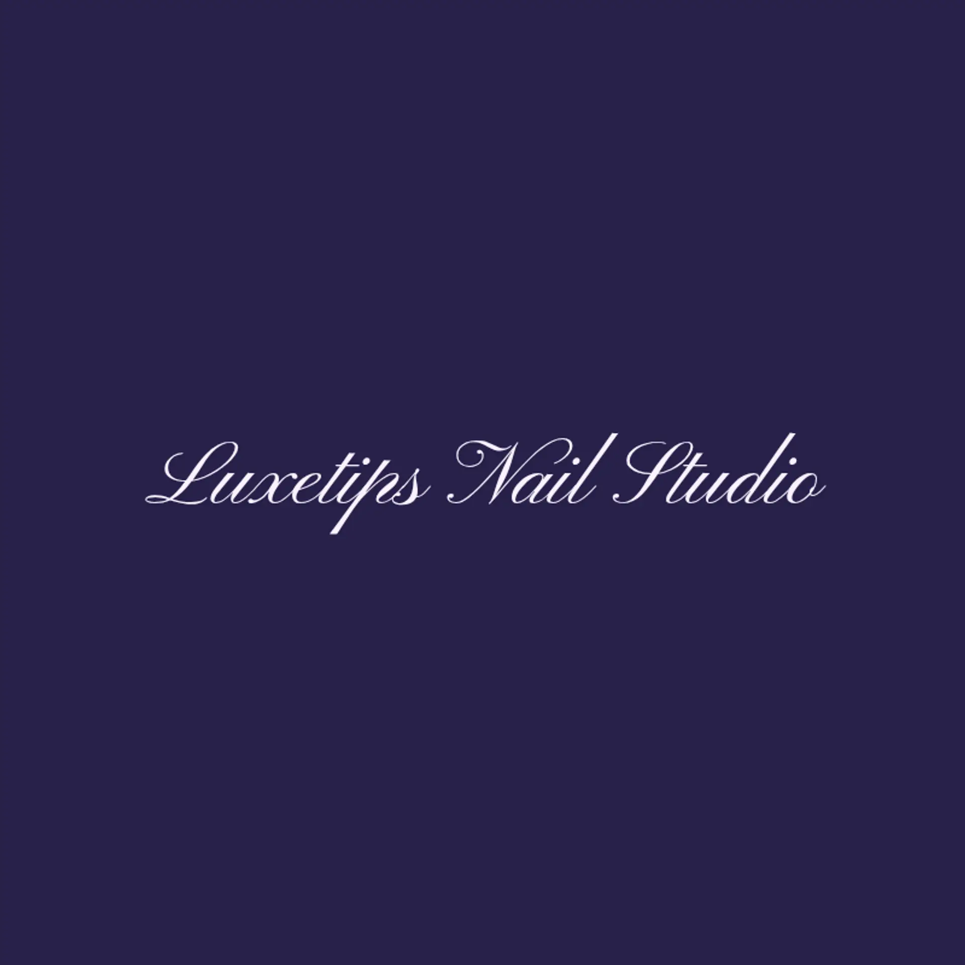LuxeTips Nail Studio logo for nail tech