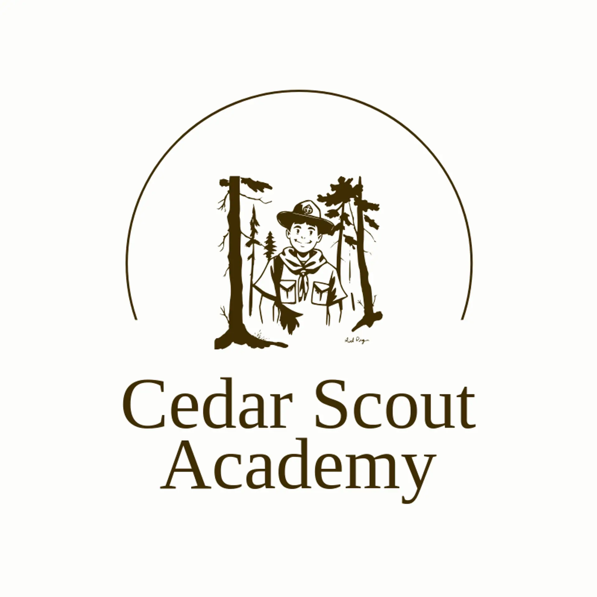 Cedar Scout Academy logo for scout