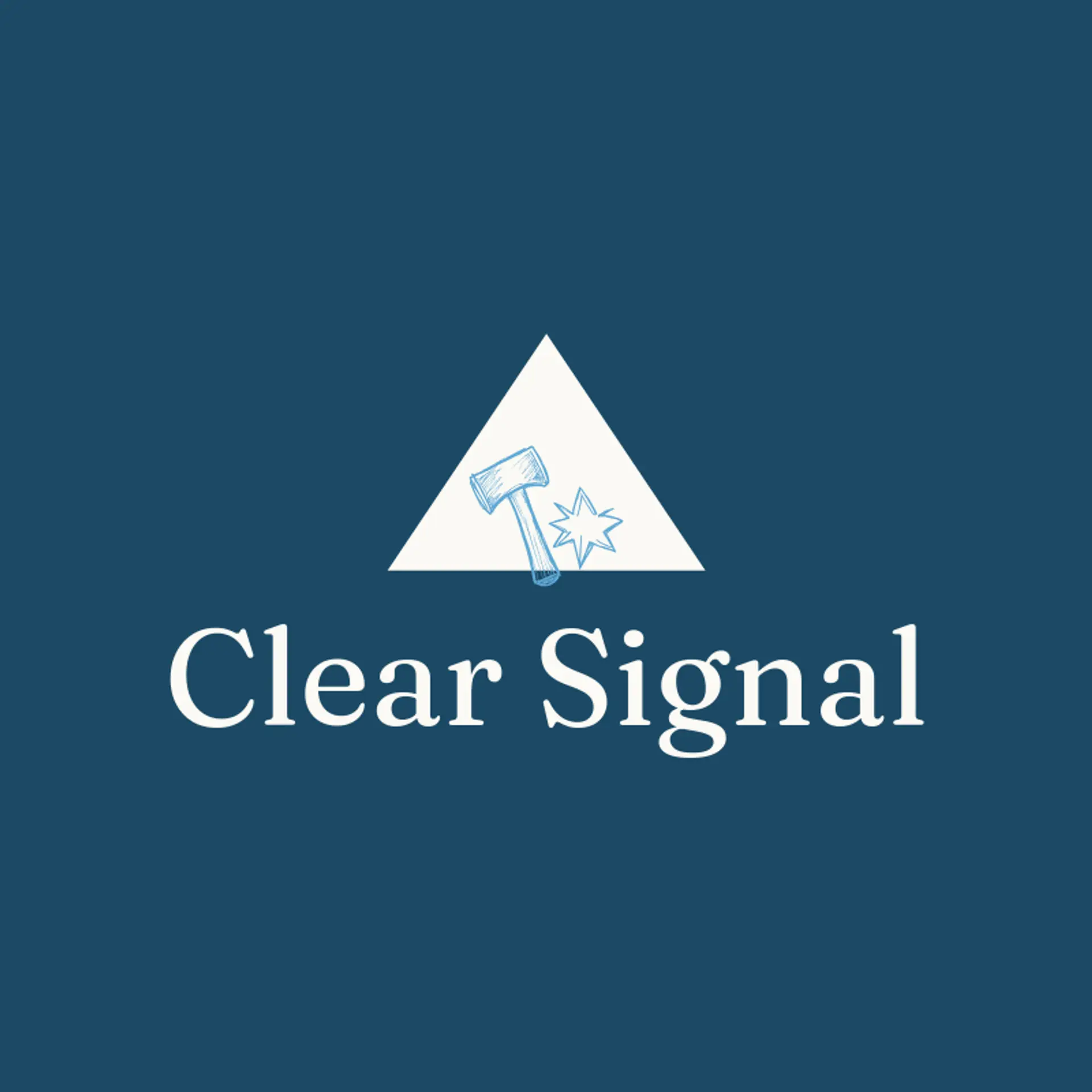 Clear Signal logo for firefighter