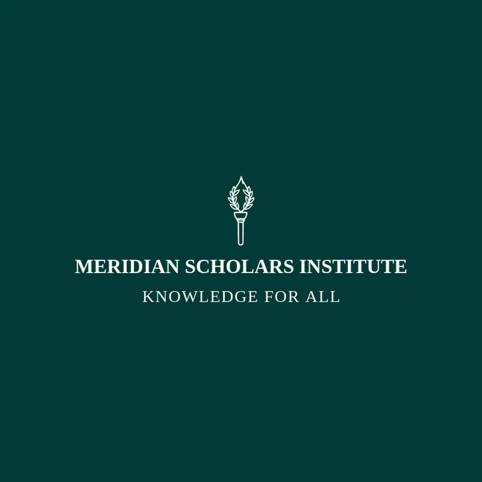 Meridian Scholars Institute logo for institute