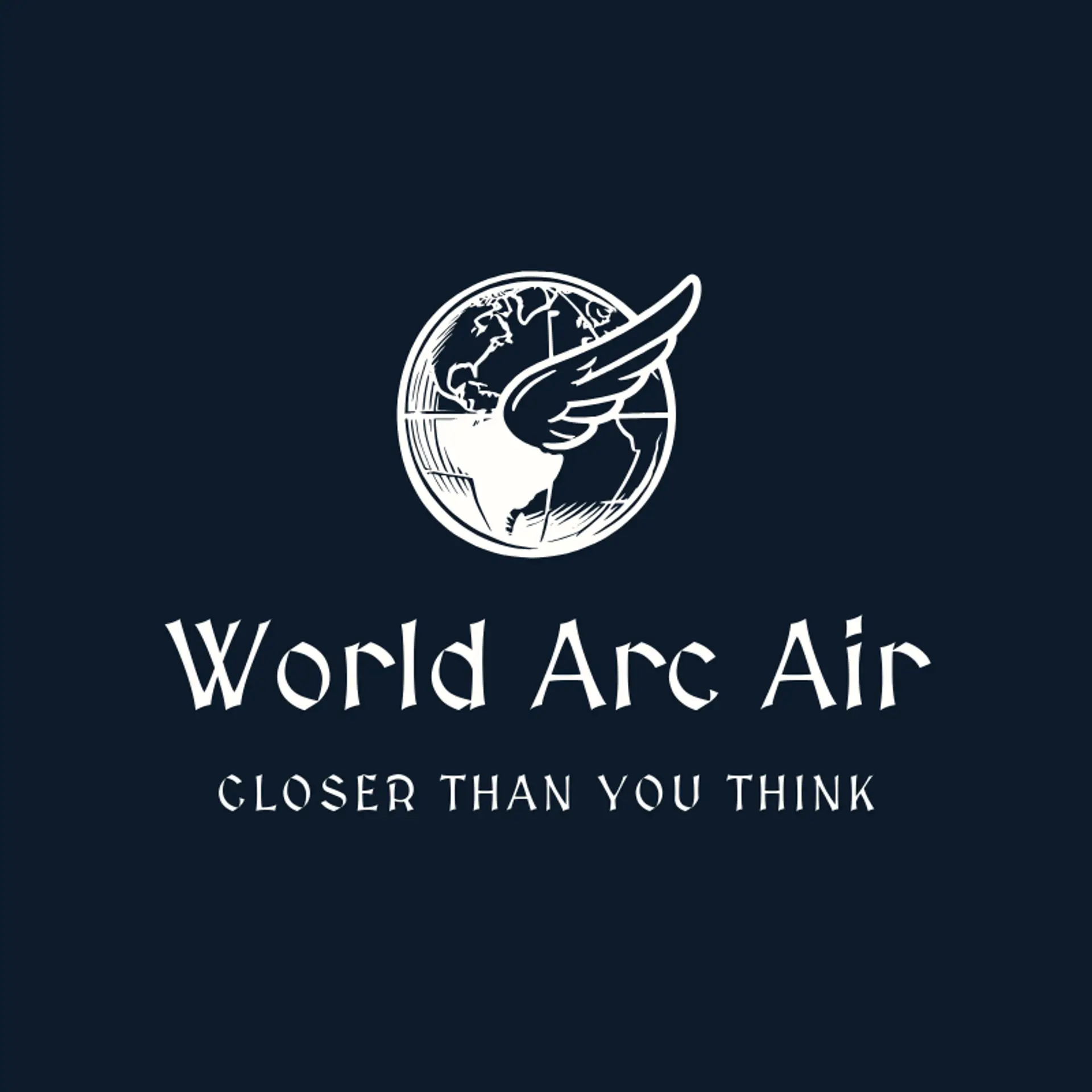 World Arc Air logo for airline
