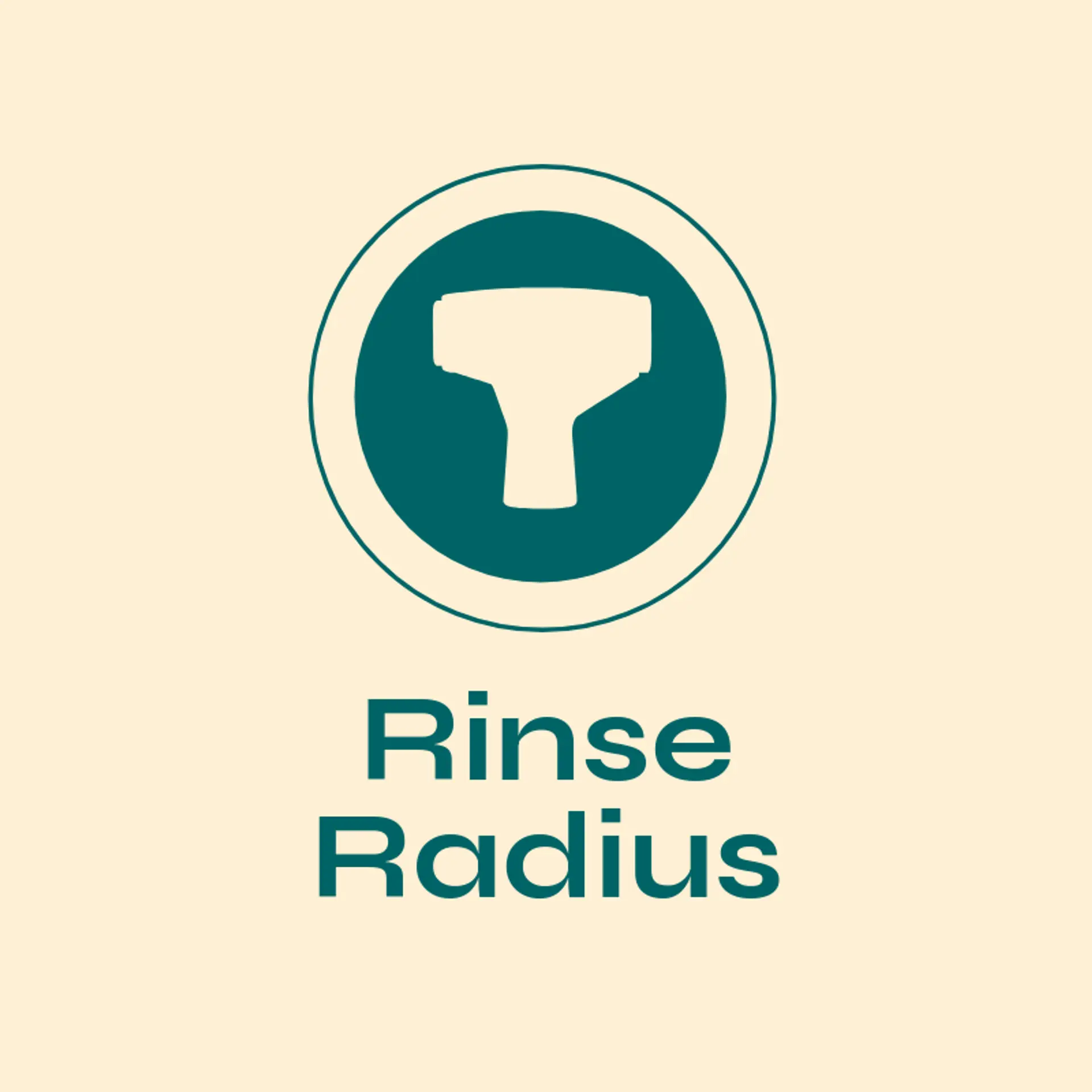 Rinse Radius logo for pressure washing