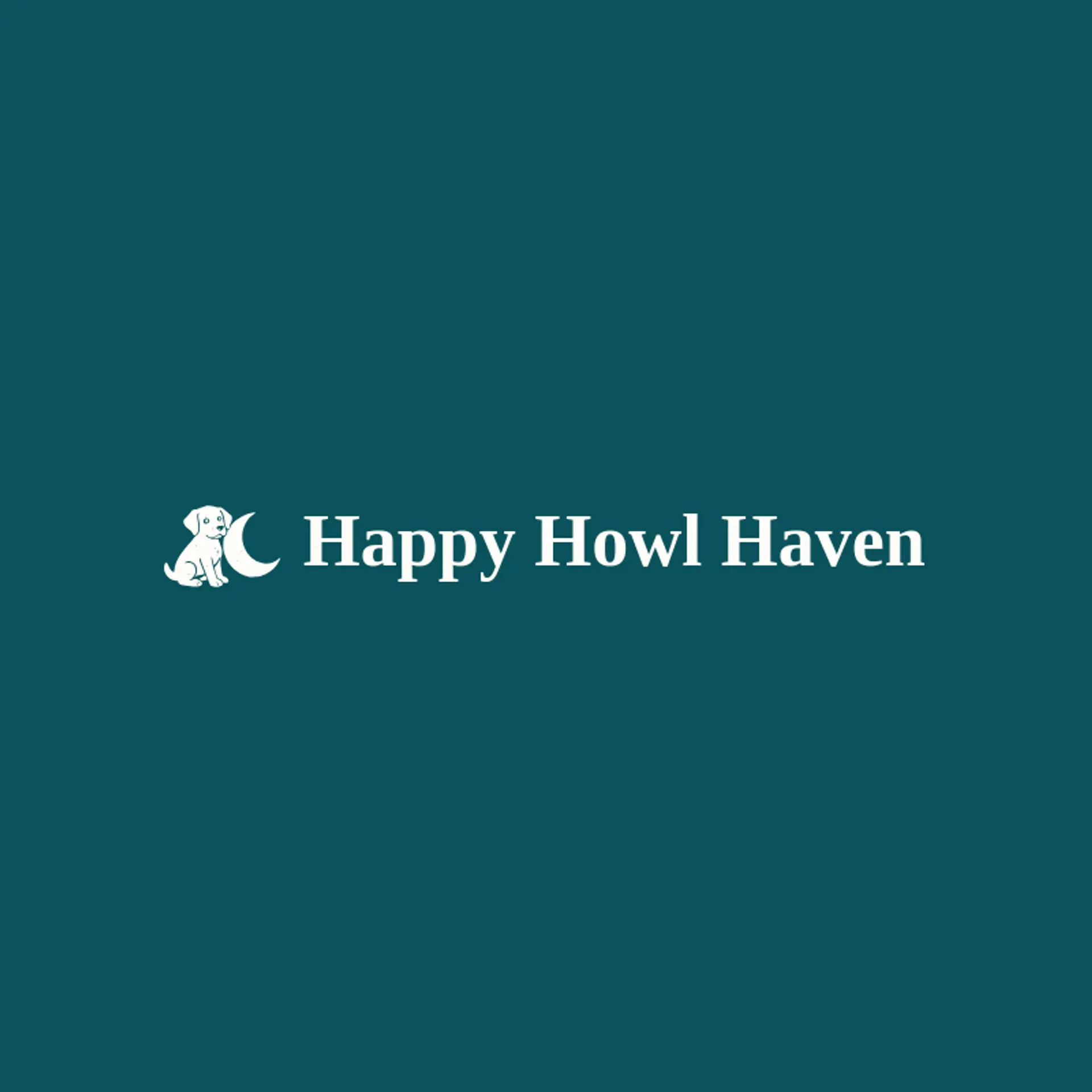 Happy Howl Haven logo for puppy