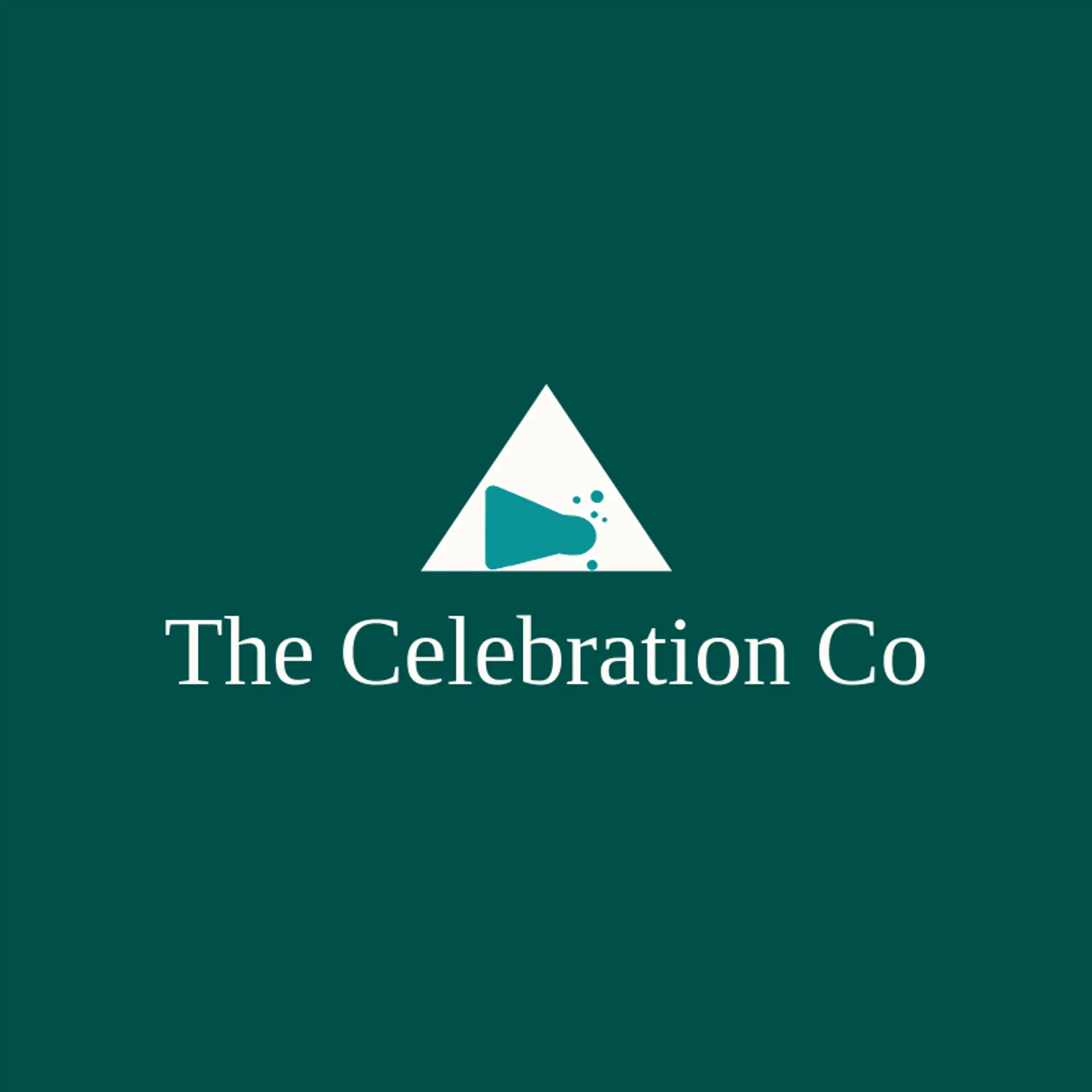 The Celebration Co logo for party rental