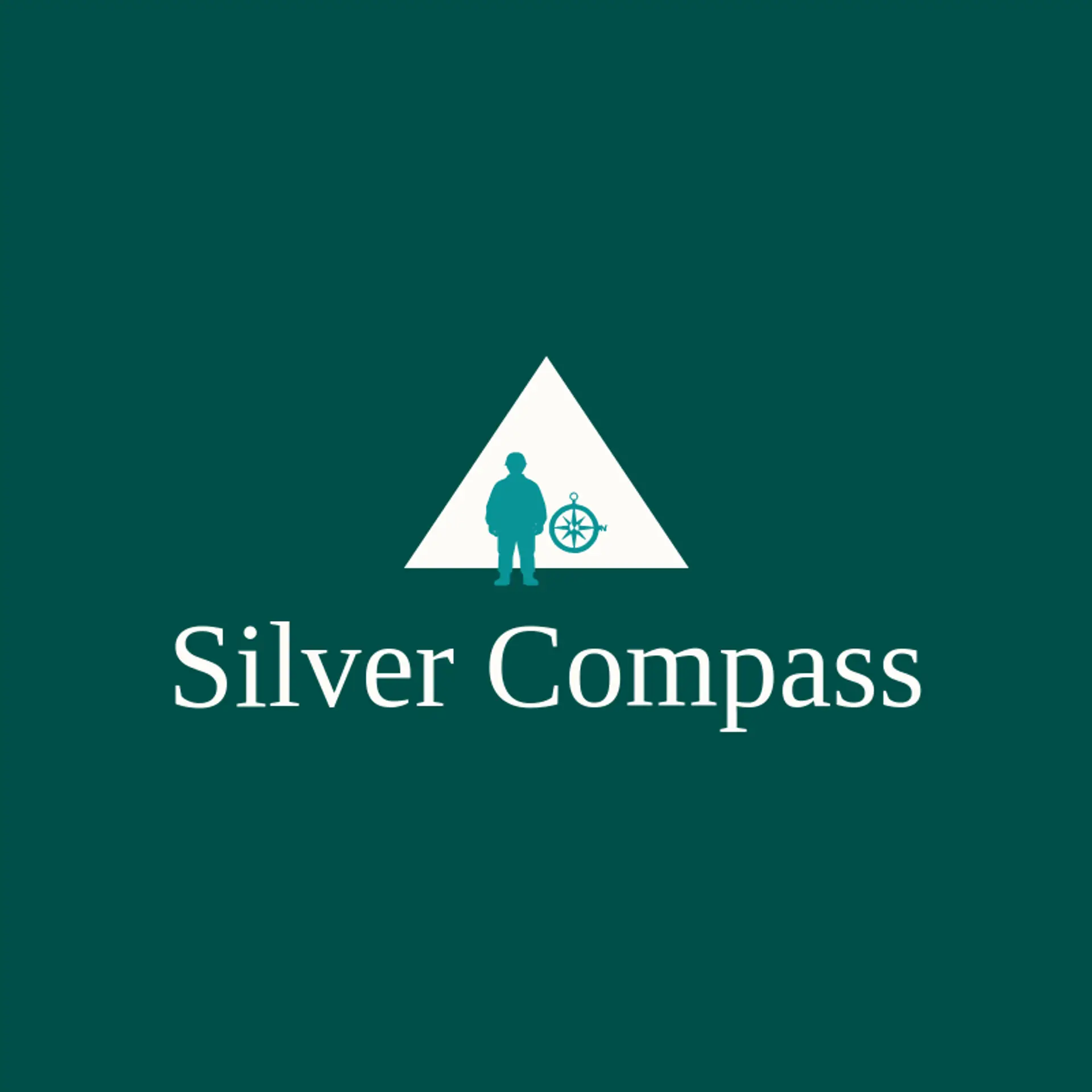 Silver Compass logo for soldier