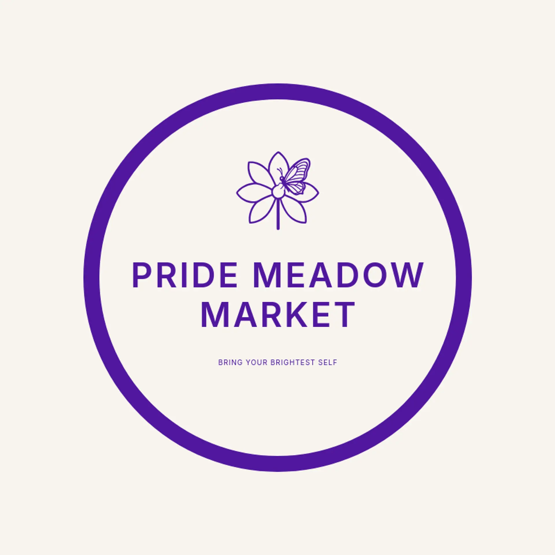 Pride Meadow Market logo for pride