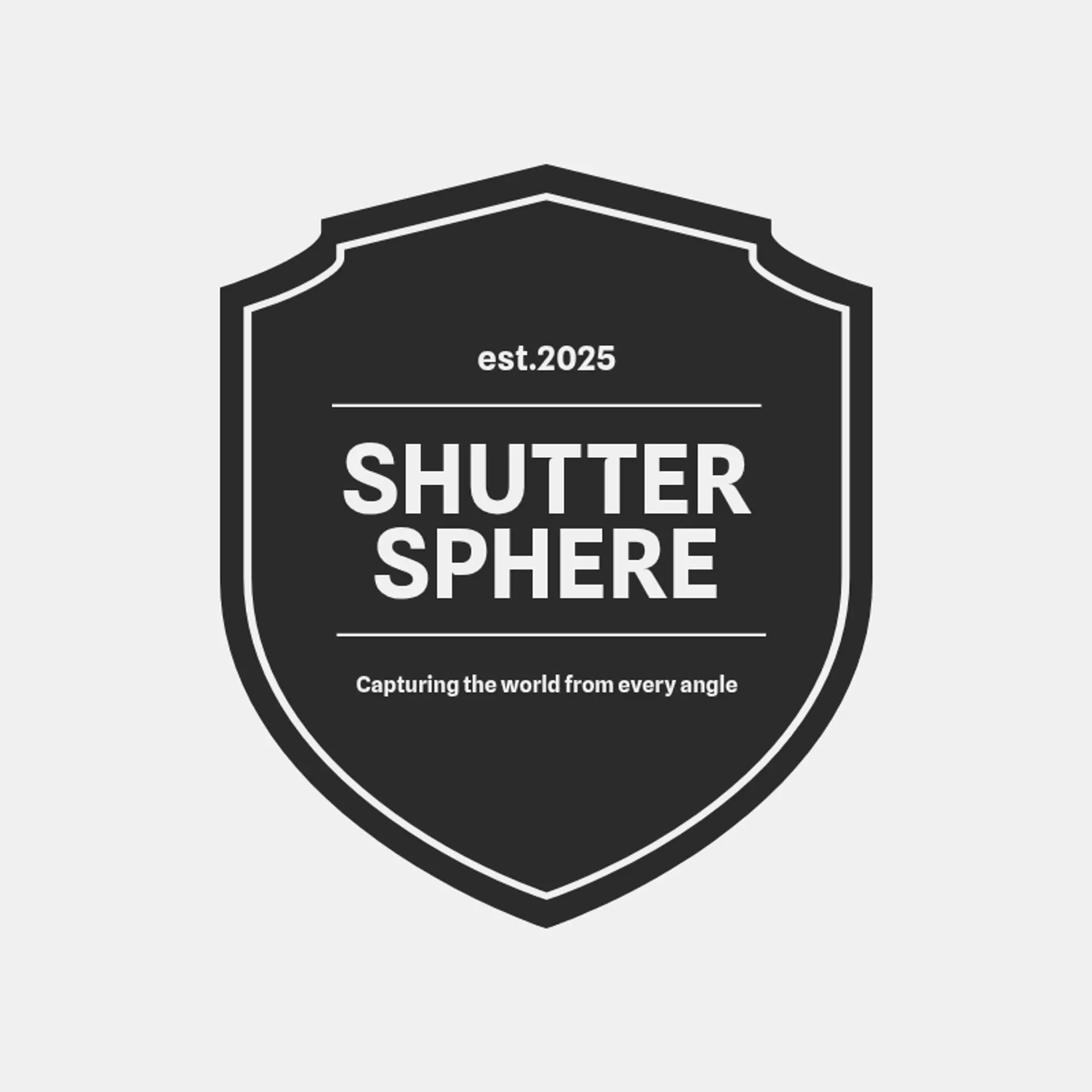 Shutter Sphere logo for cool photography