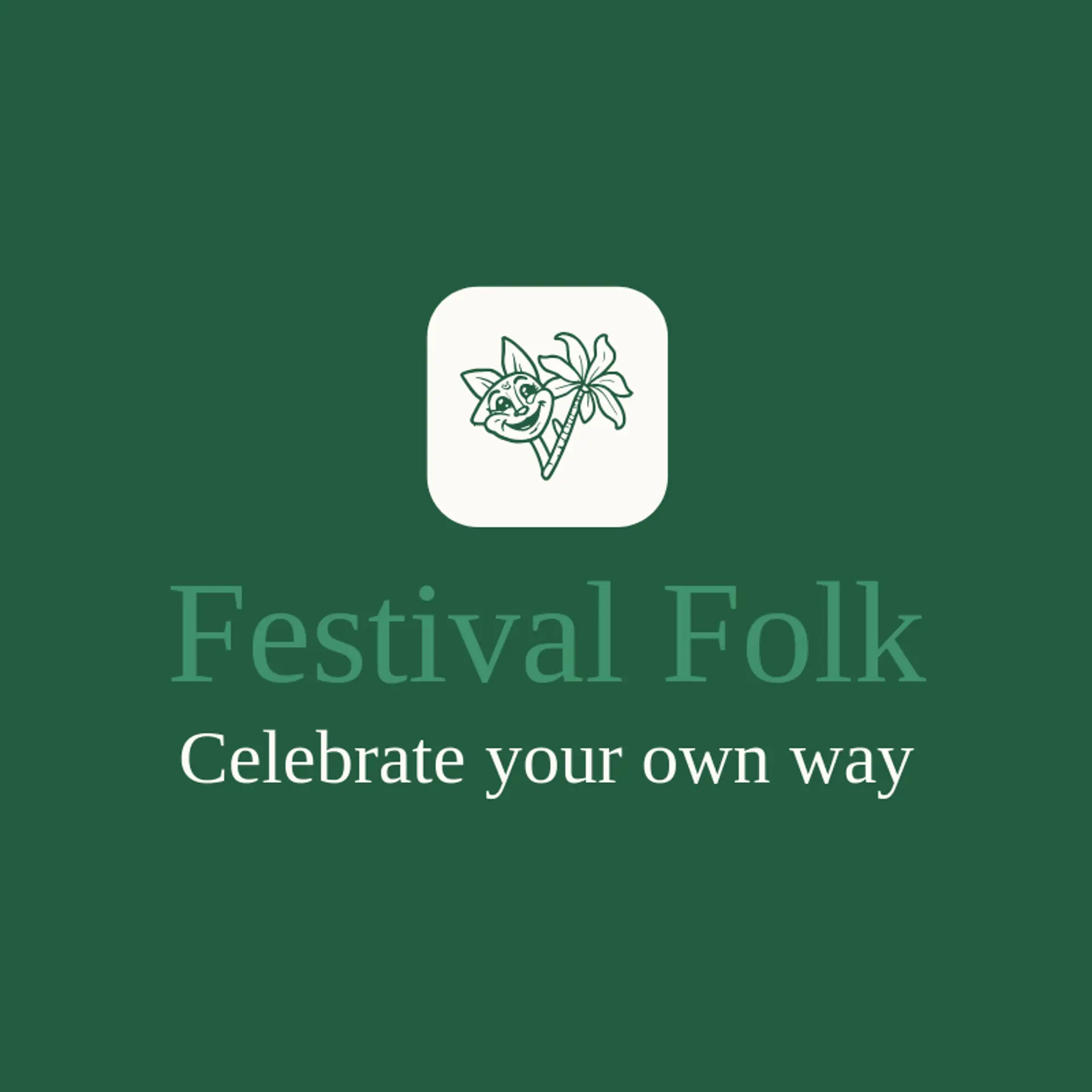Festival Folk logo for fiesta
