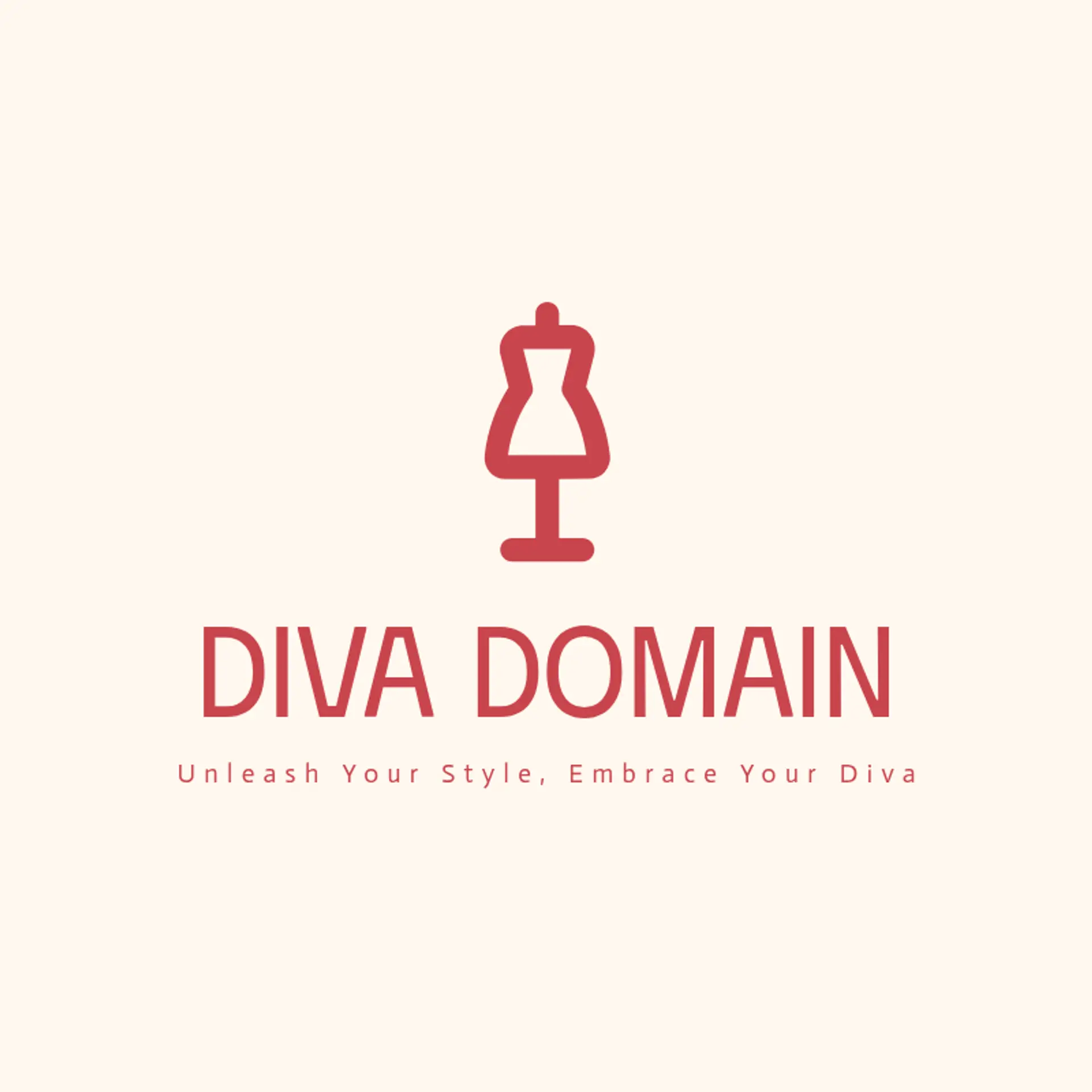 Diva Domain logo for fashion store