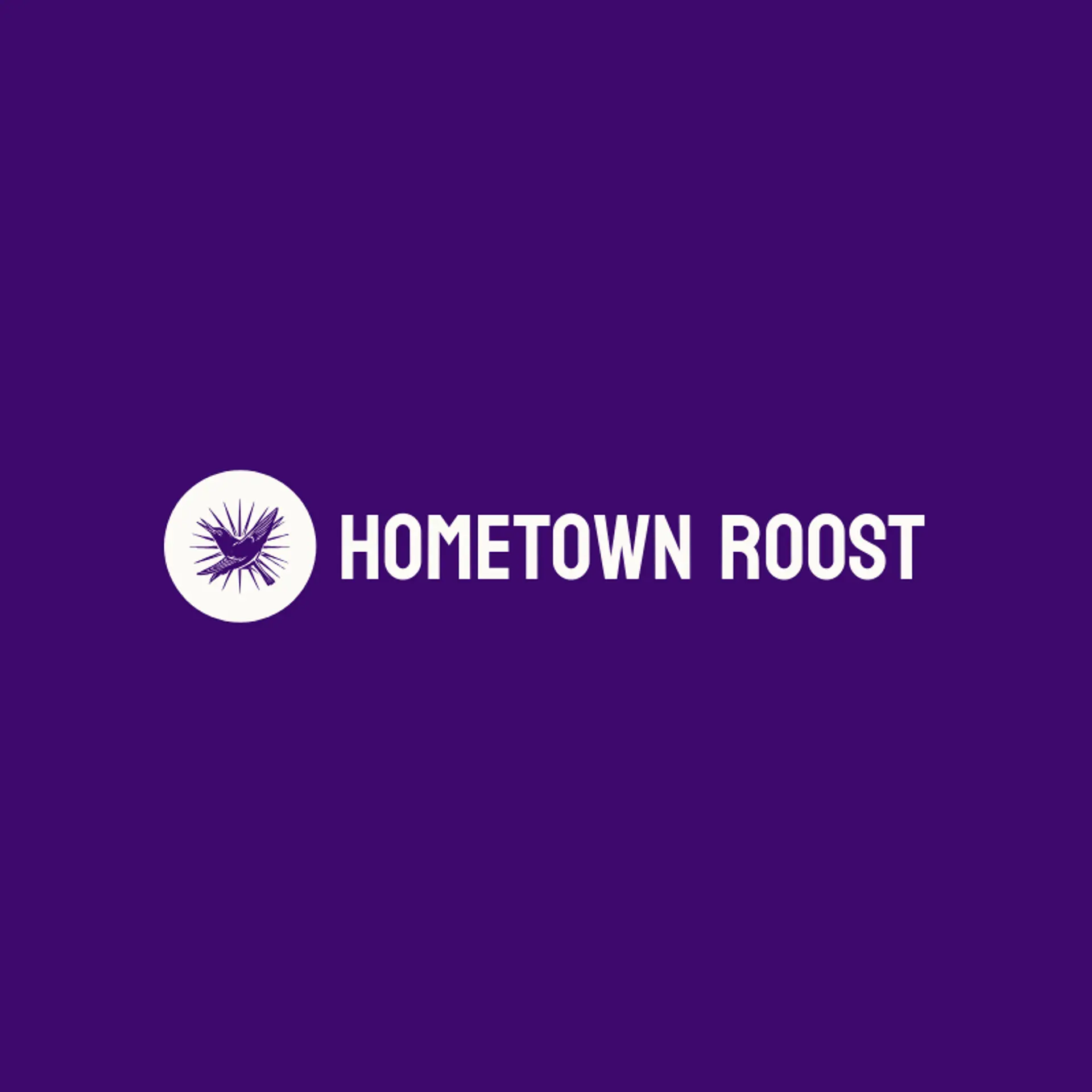 Hometown Roost logo for poultry farm