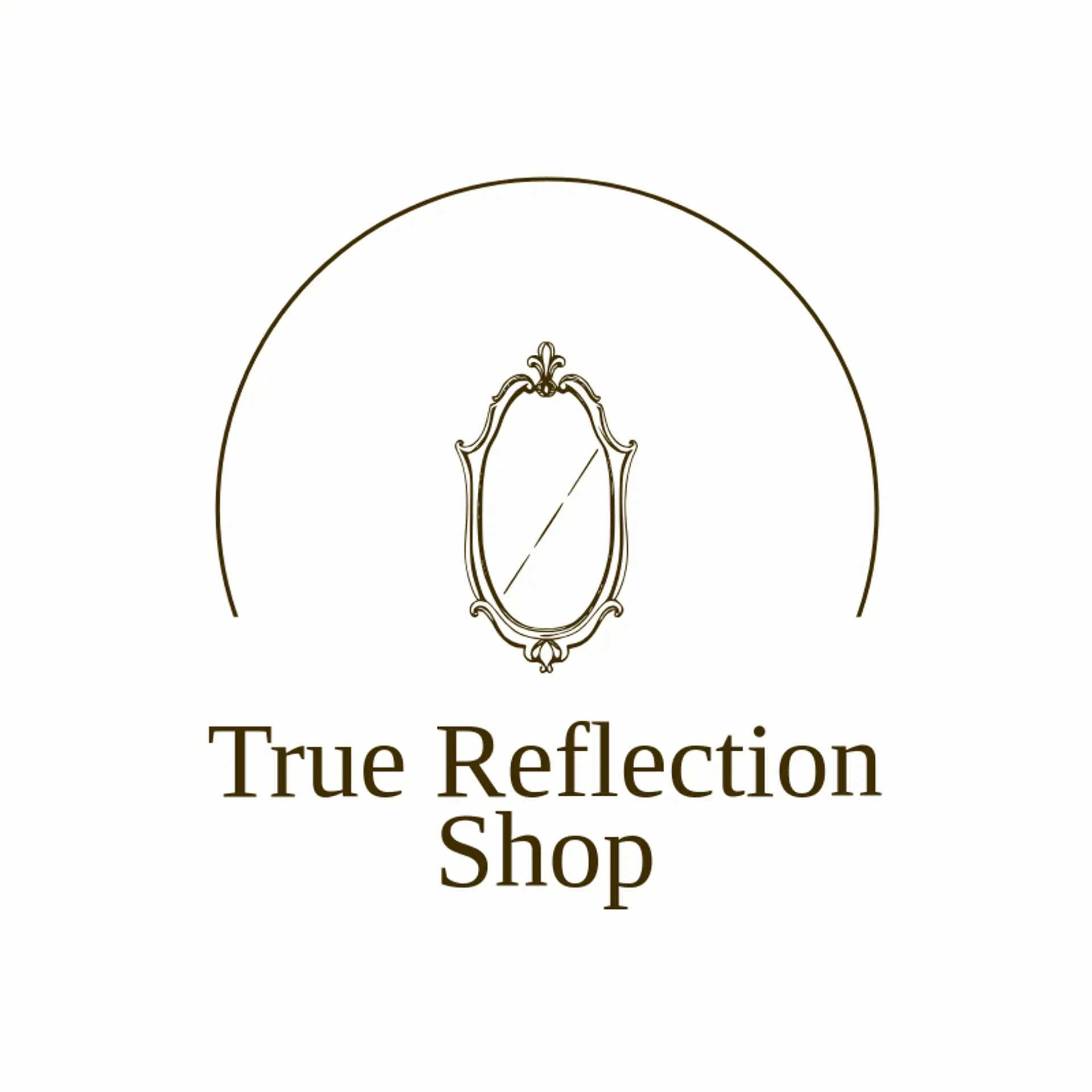 True Reflection Shop logo for mirror