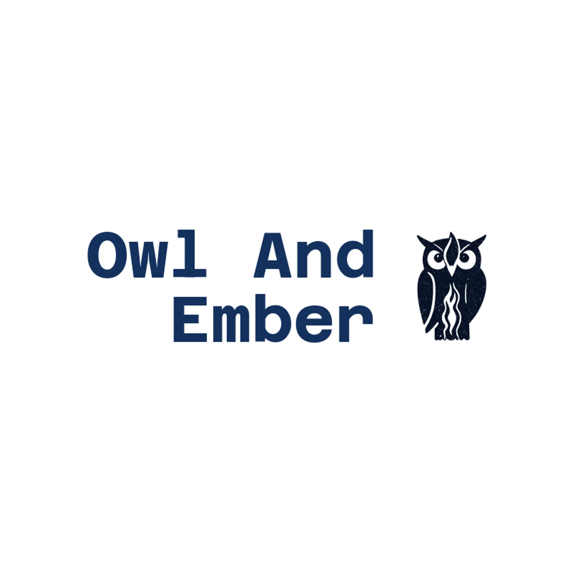 Owl And Ember logo for halloween
