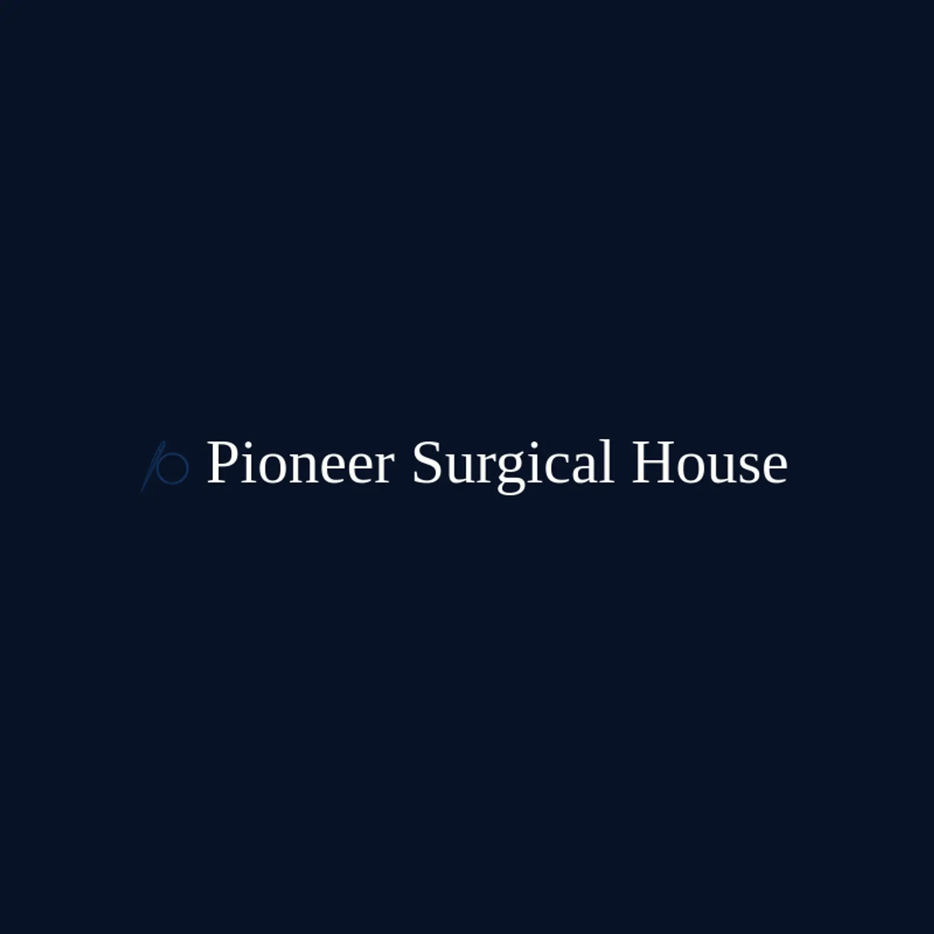 Pioneer Surgical House logo for surgery