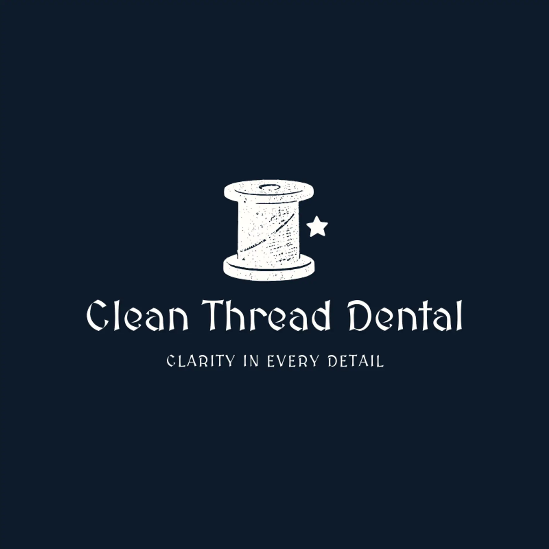 Clean Thread Dental logo for dental