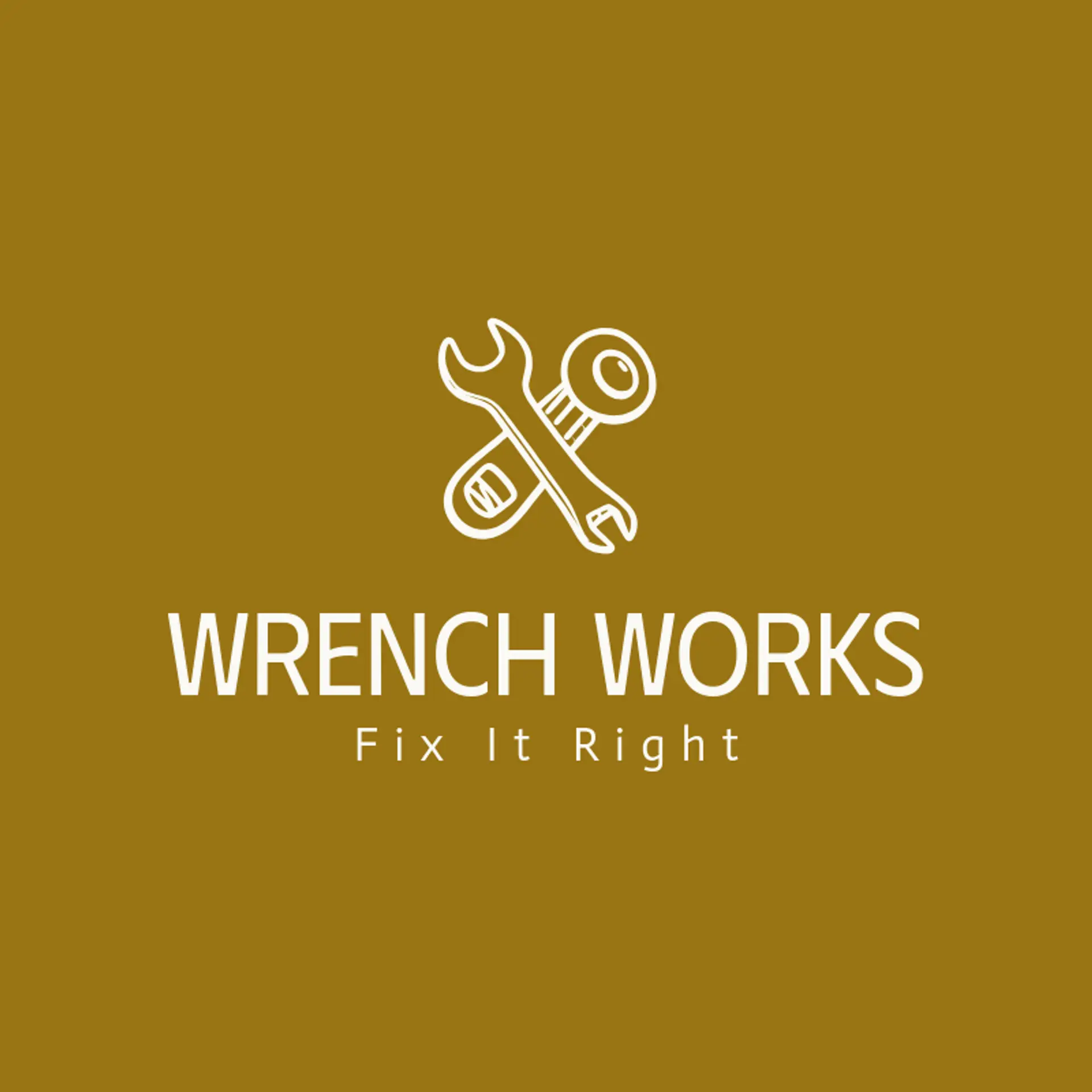 Wrench Works logo for motor shop