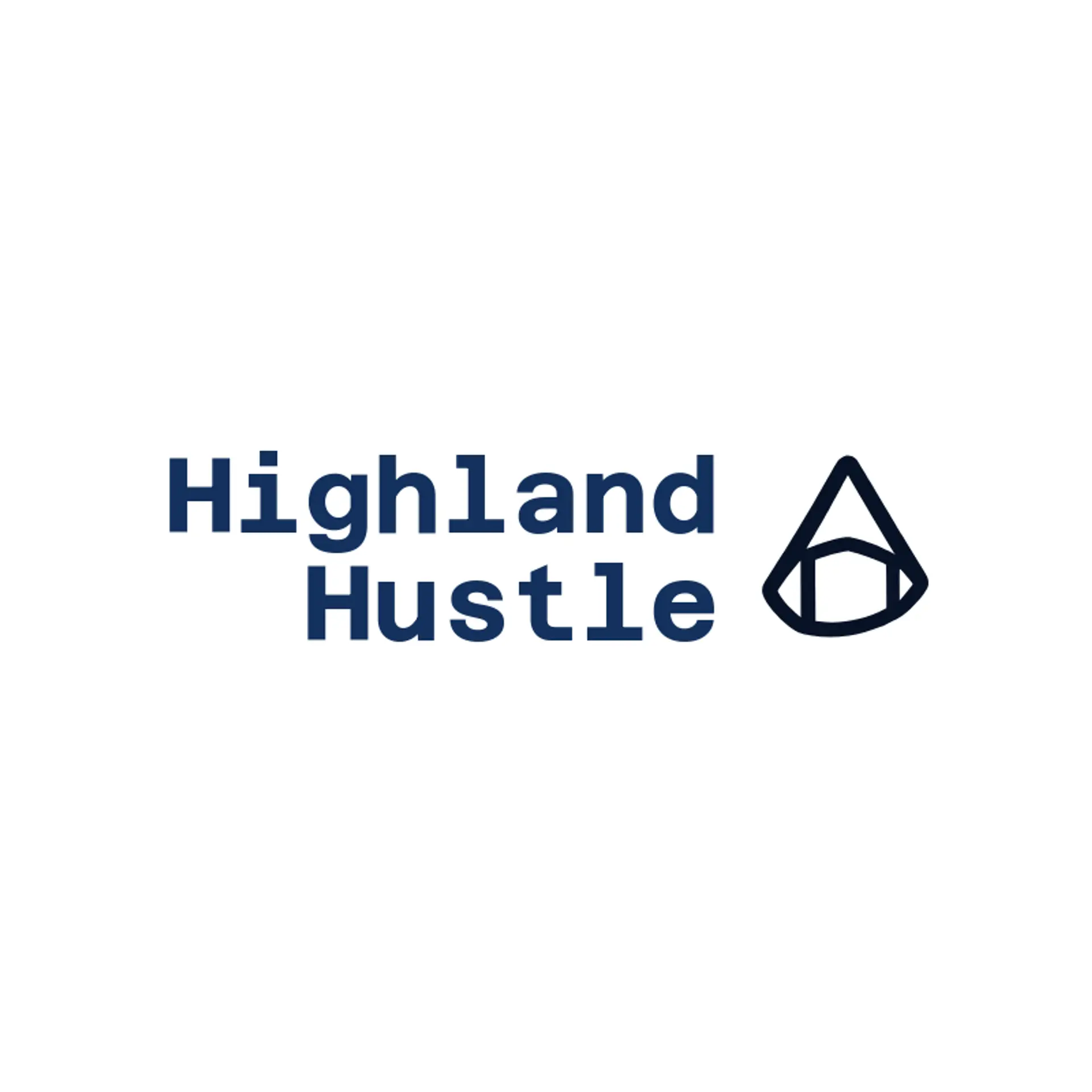 Highland Hustle logo for football team