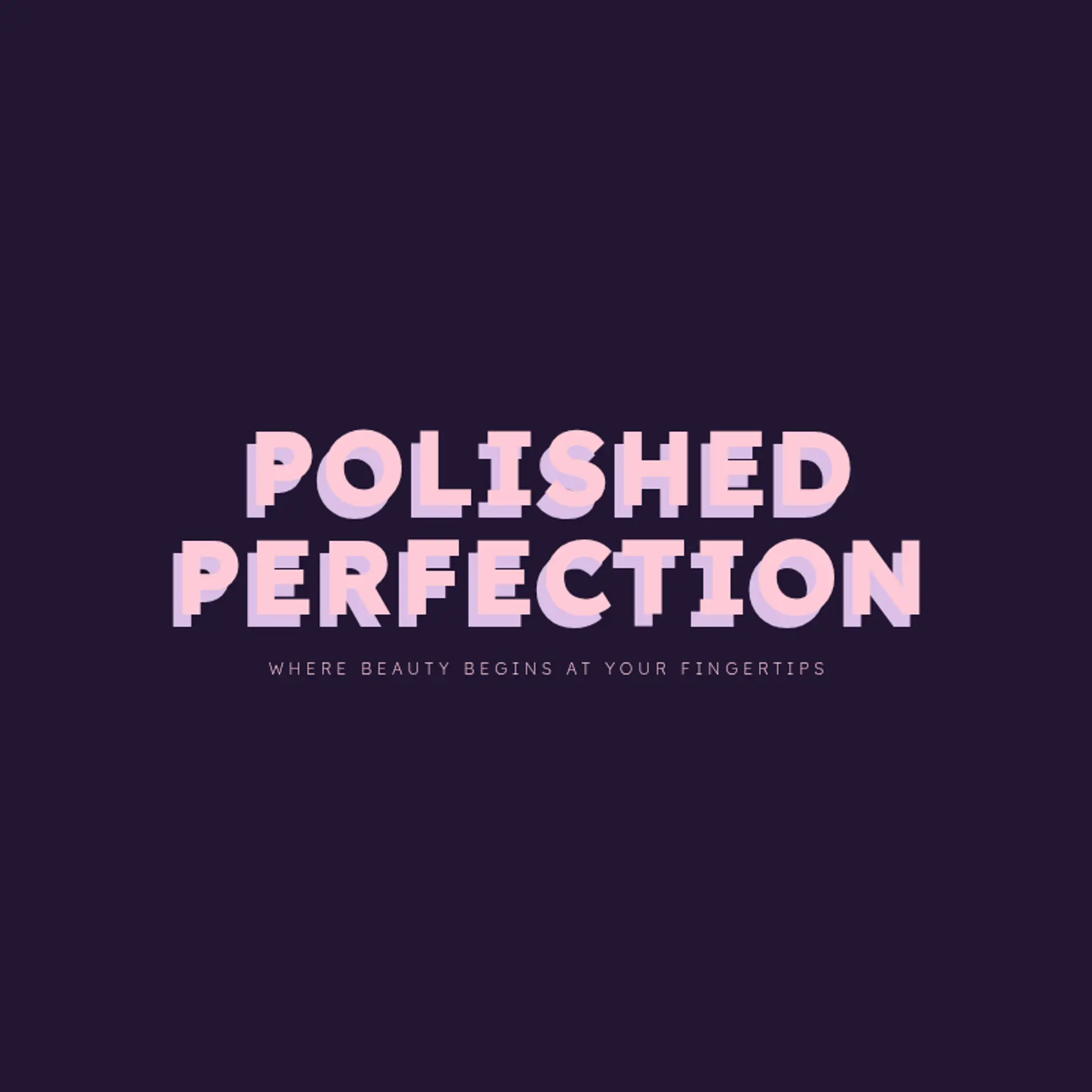 Polished Perfection logo for nail spa