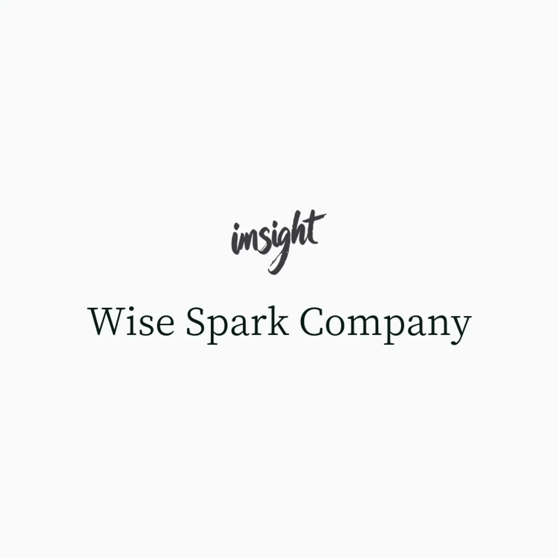 Wise Spark Company logo for smart