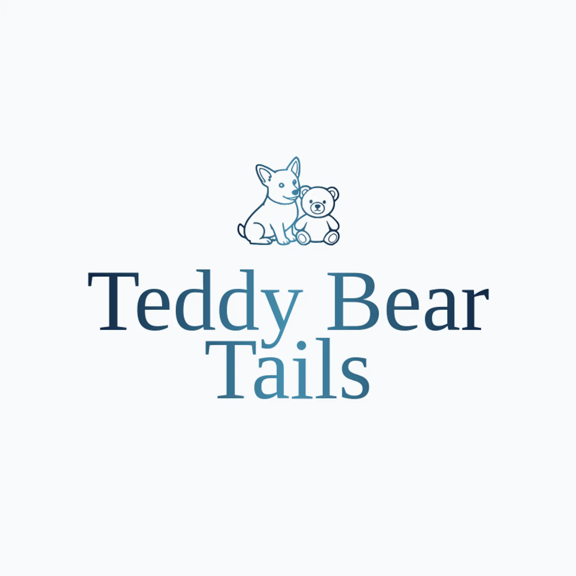 Teddy Bear Tails logo for corgi