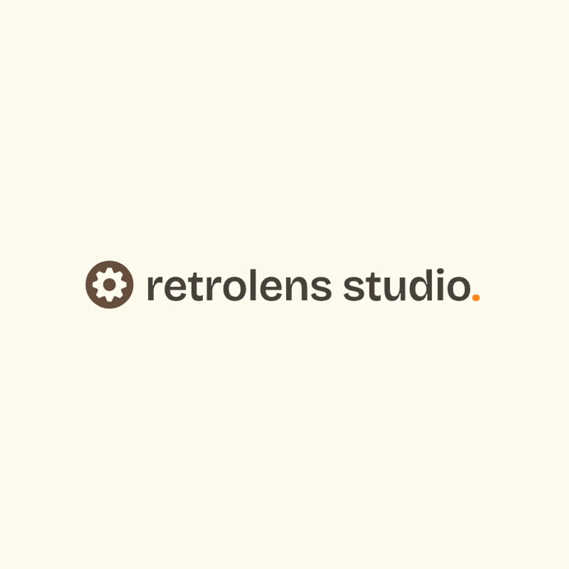 RetroLens Studio logo for vintage photography