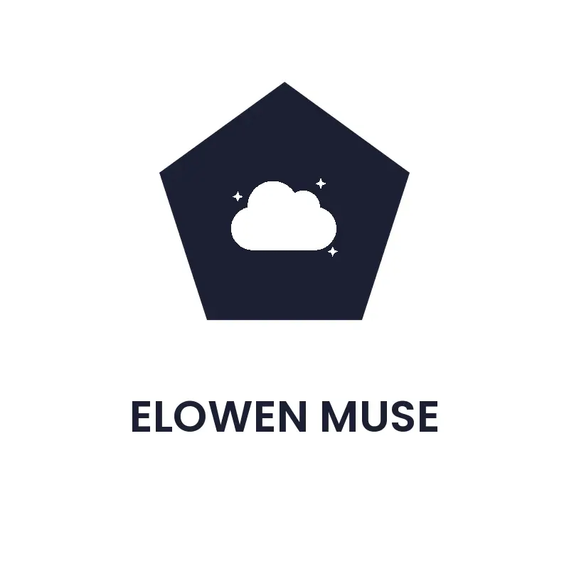 A sparkling dream cloud, a soft aesthetic logo in a minimal style