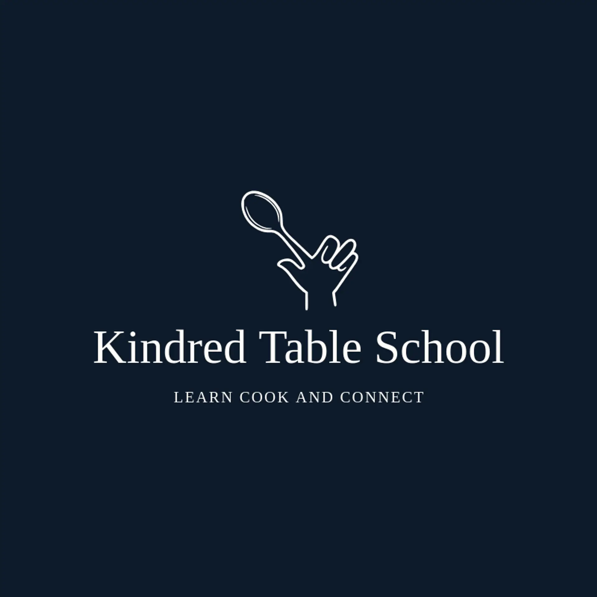 Kindred Table School logo for spoon