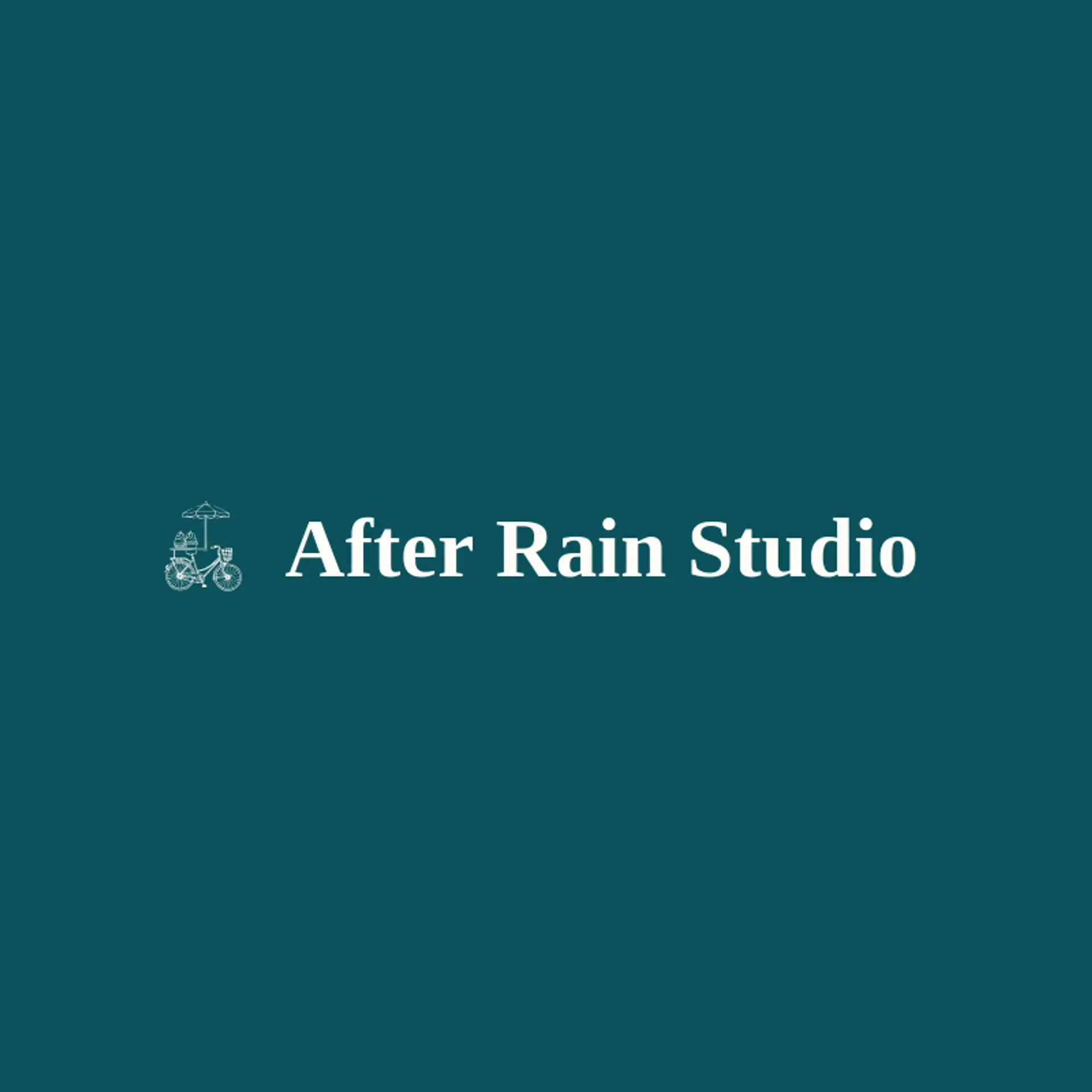 After Rain Studio logo for umbrella