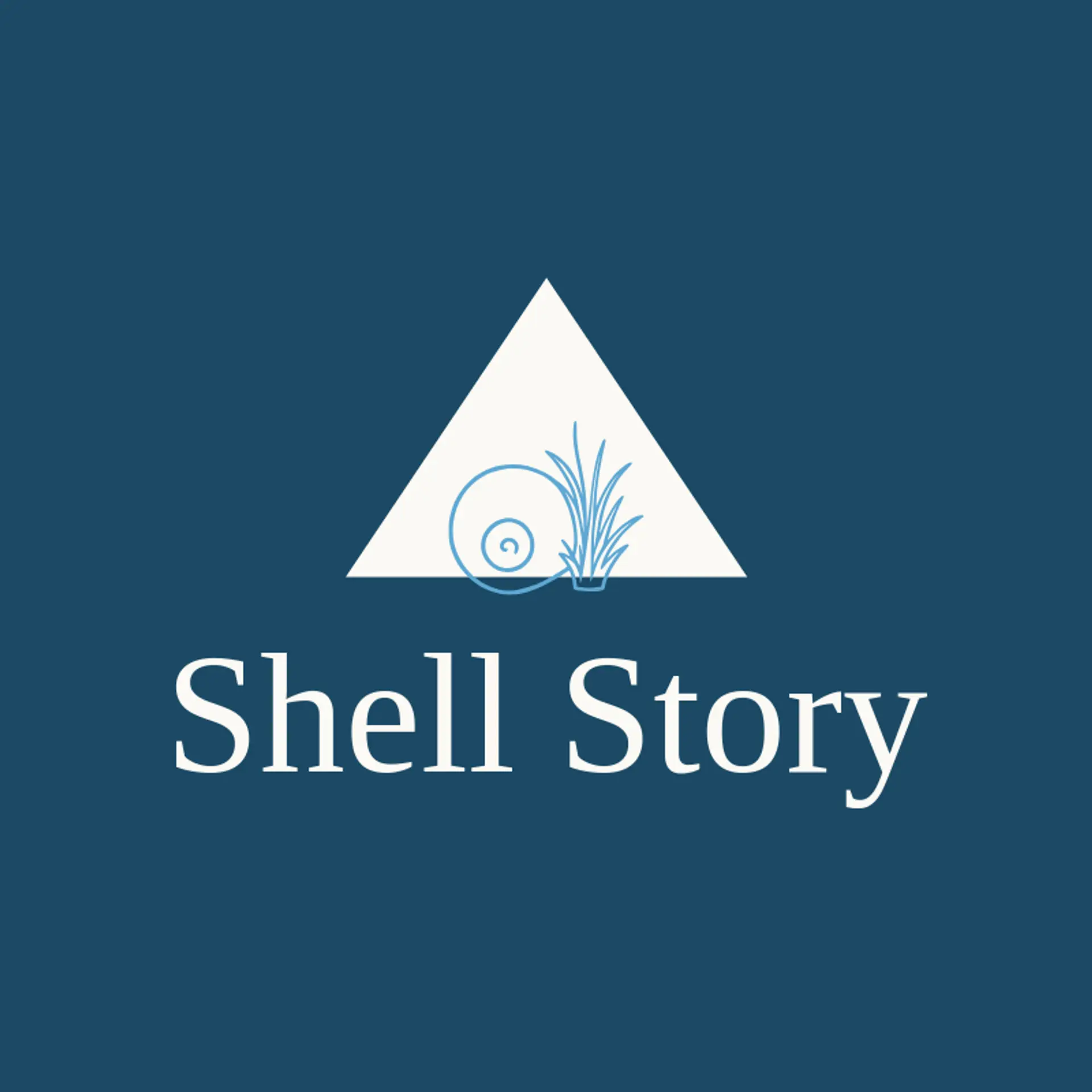 Shell Story logo for beach