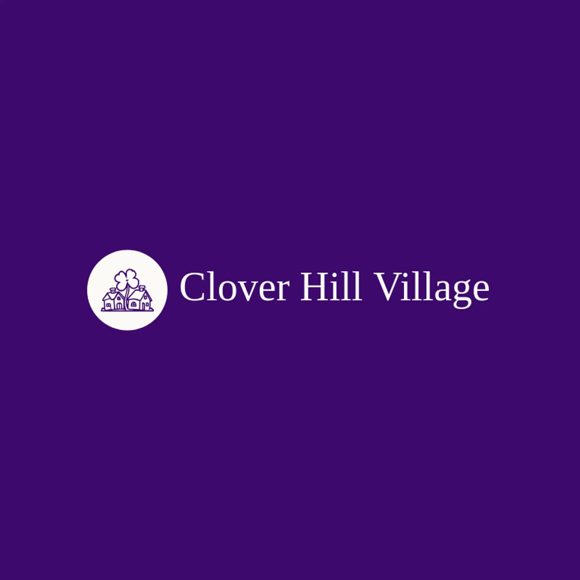Clover Hill Village logo for village