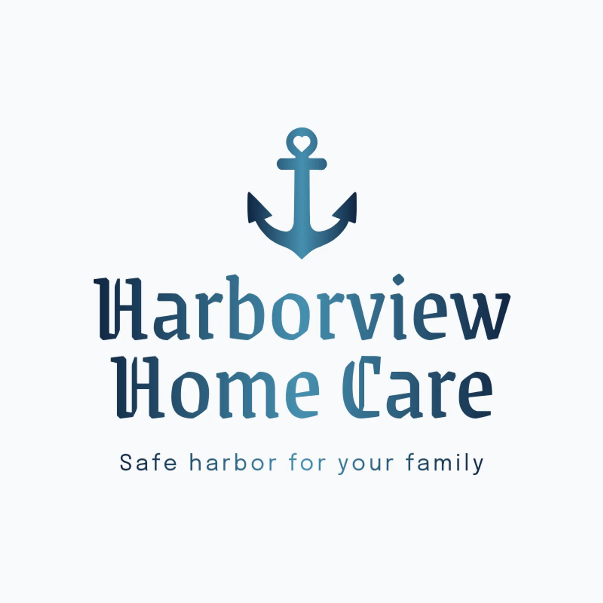 Harborview Home Care logo for care