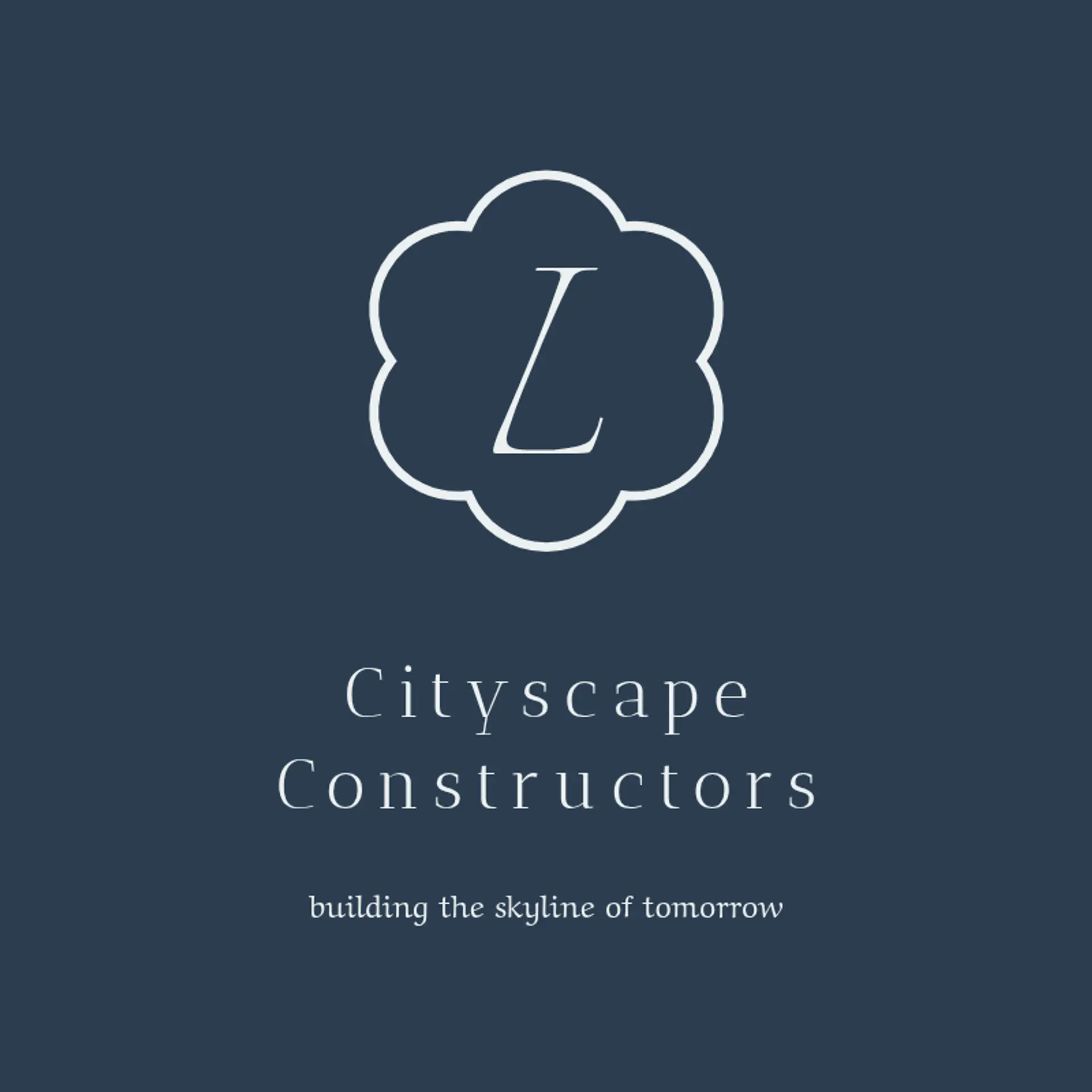 Cityscape Constructors logo for construction business