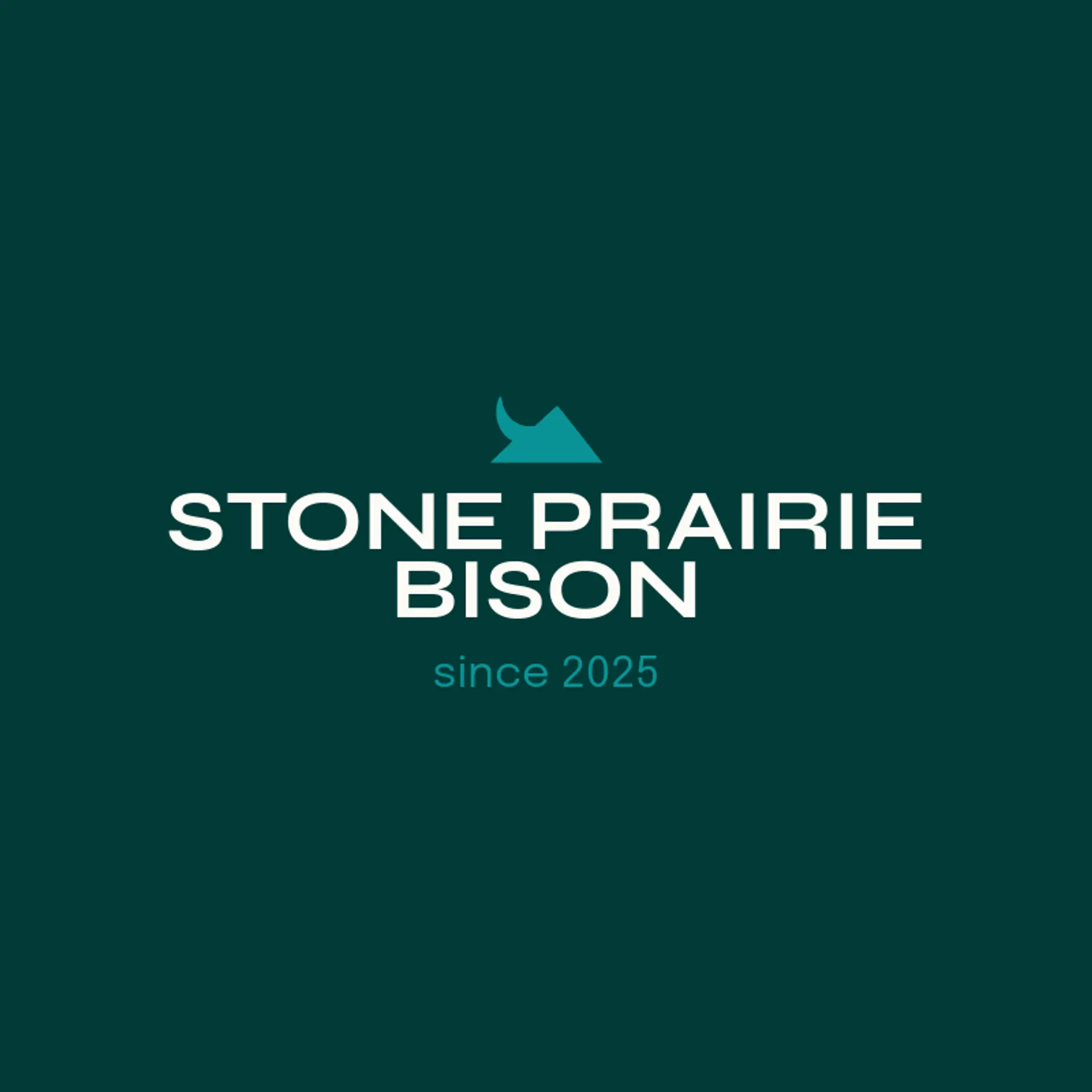 Stone Prairie Bison logo for bison