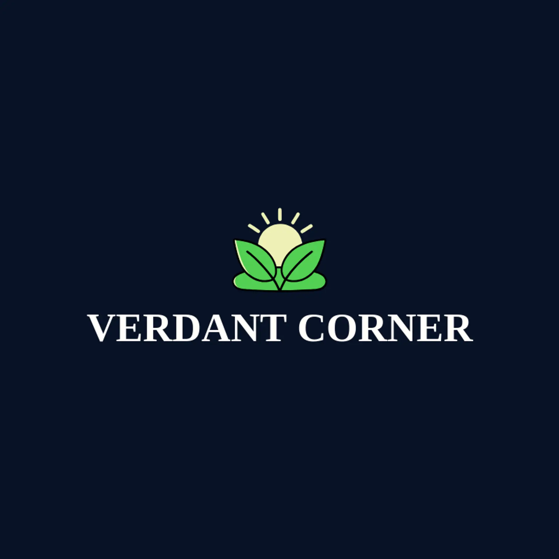 Verdant Corner logo for gardening