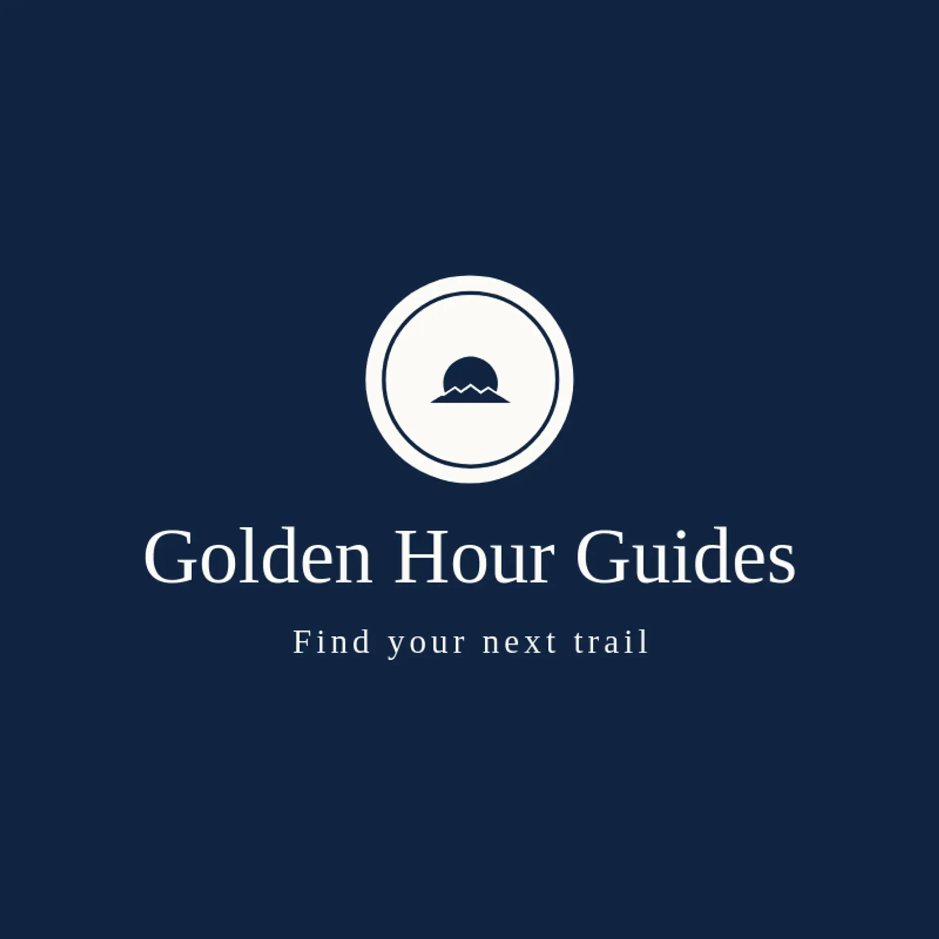 Golden Hour Guides logo for Desert