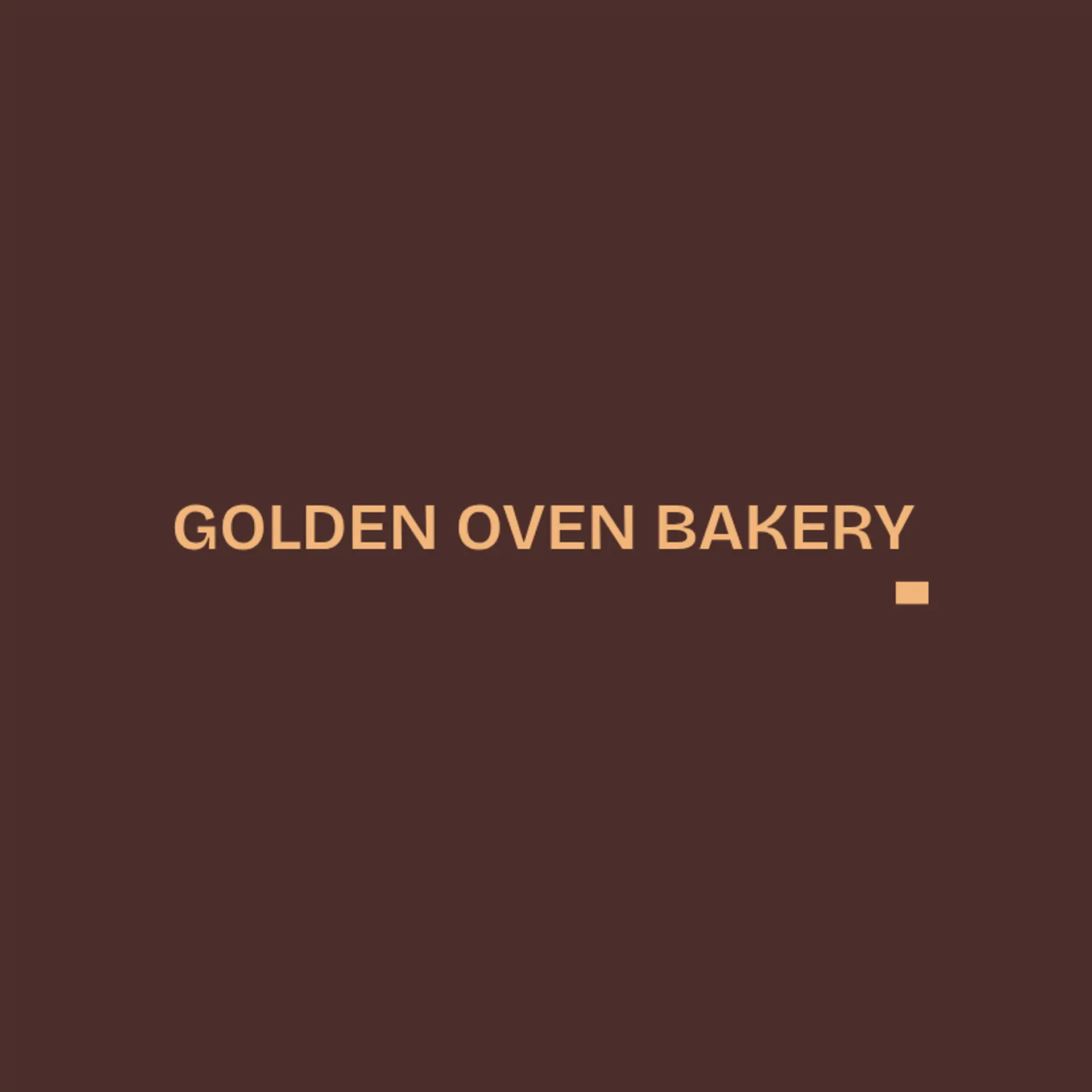 Golden Oven Bakery logo for bakery