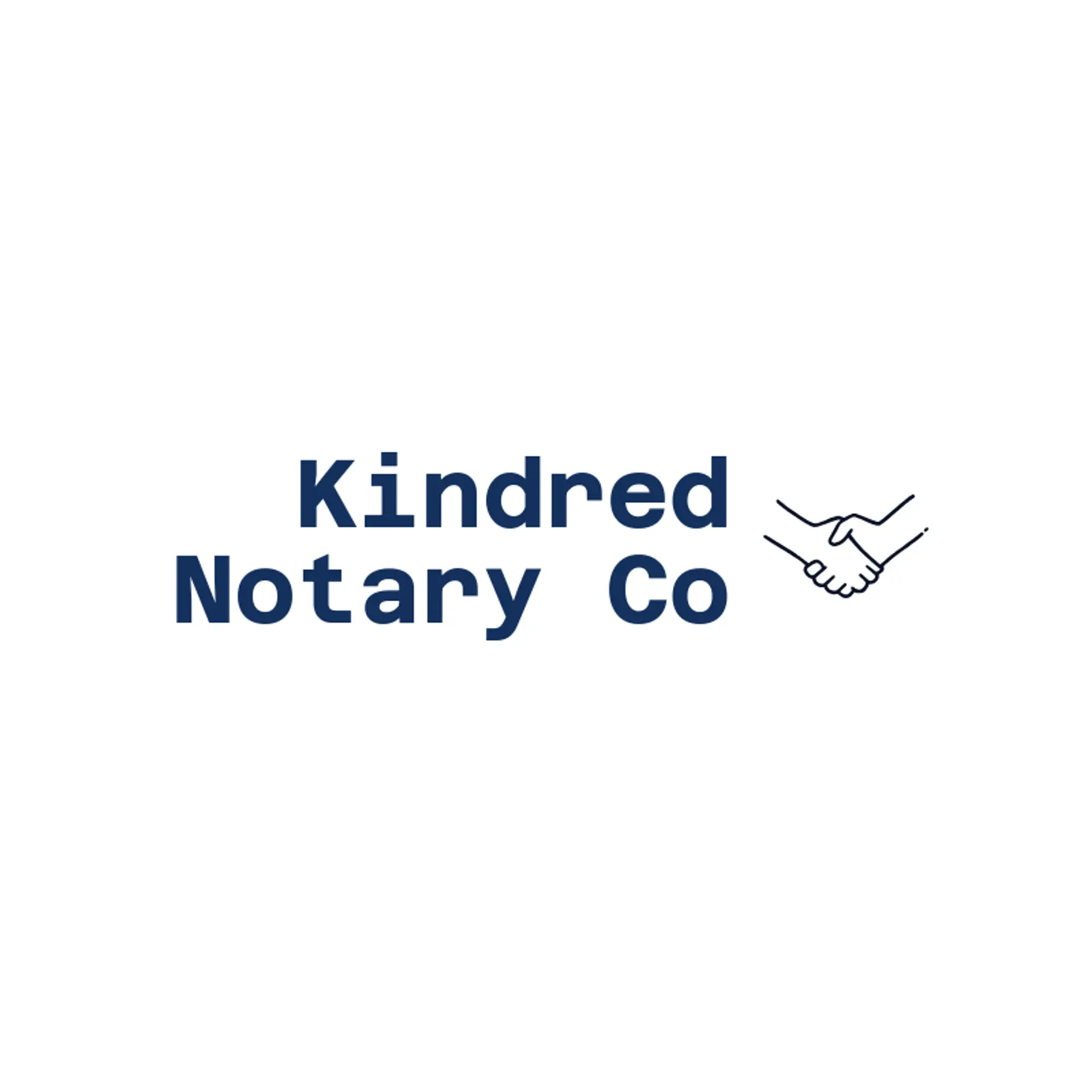 Kindred Notary Co logo for notary