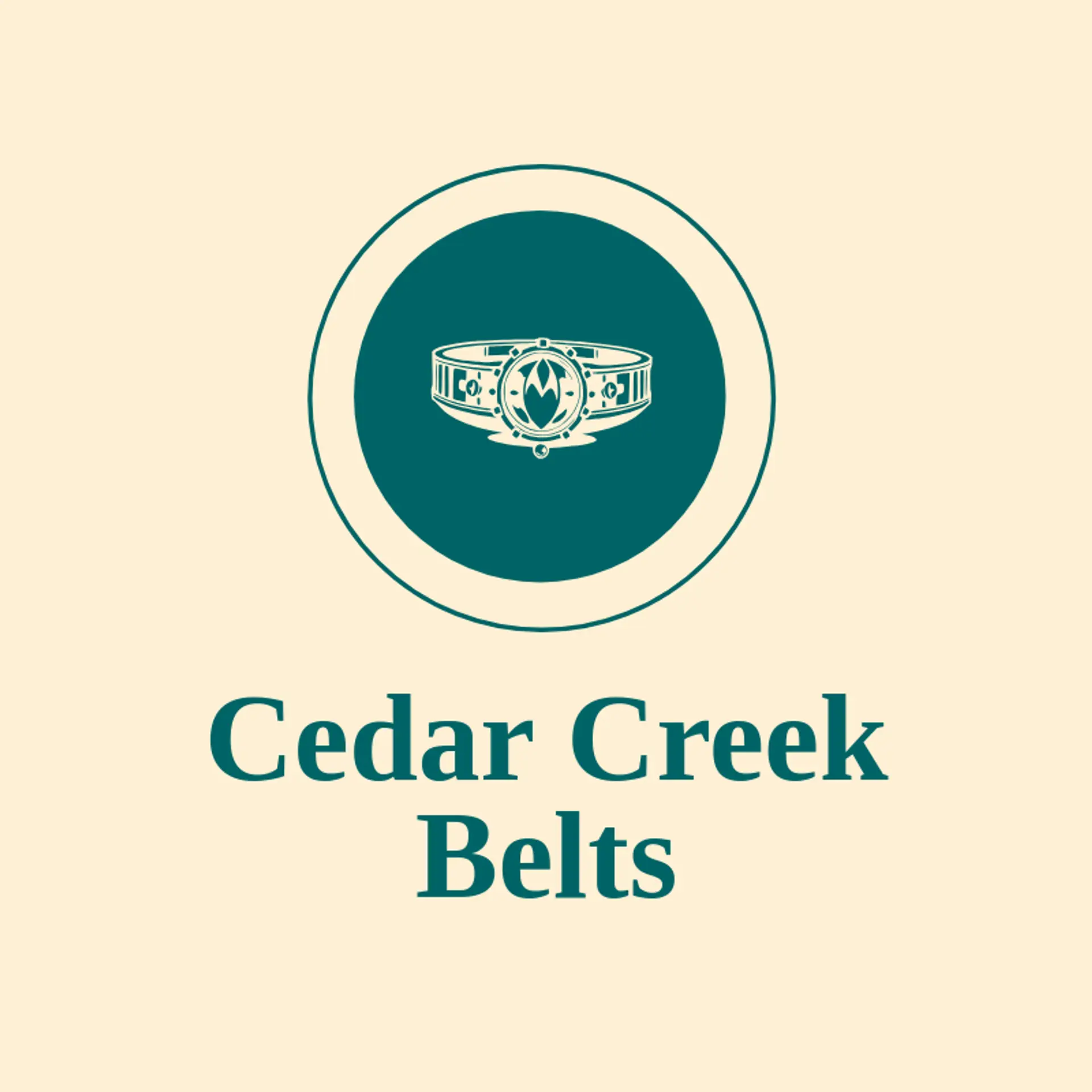 Cedar Creek Belts logo for Buckle