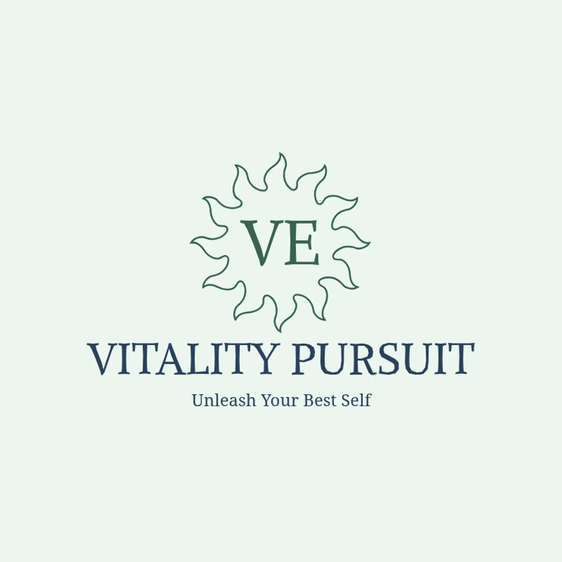 PulseVibe Fitness logo for health fitness