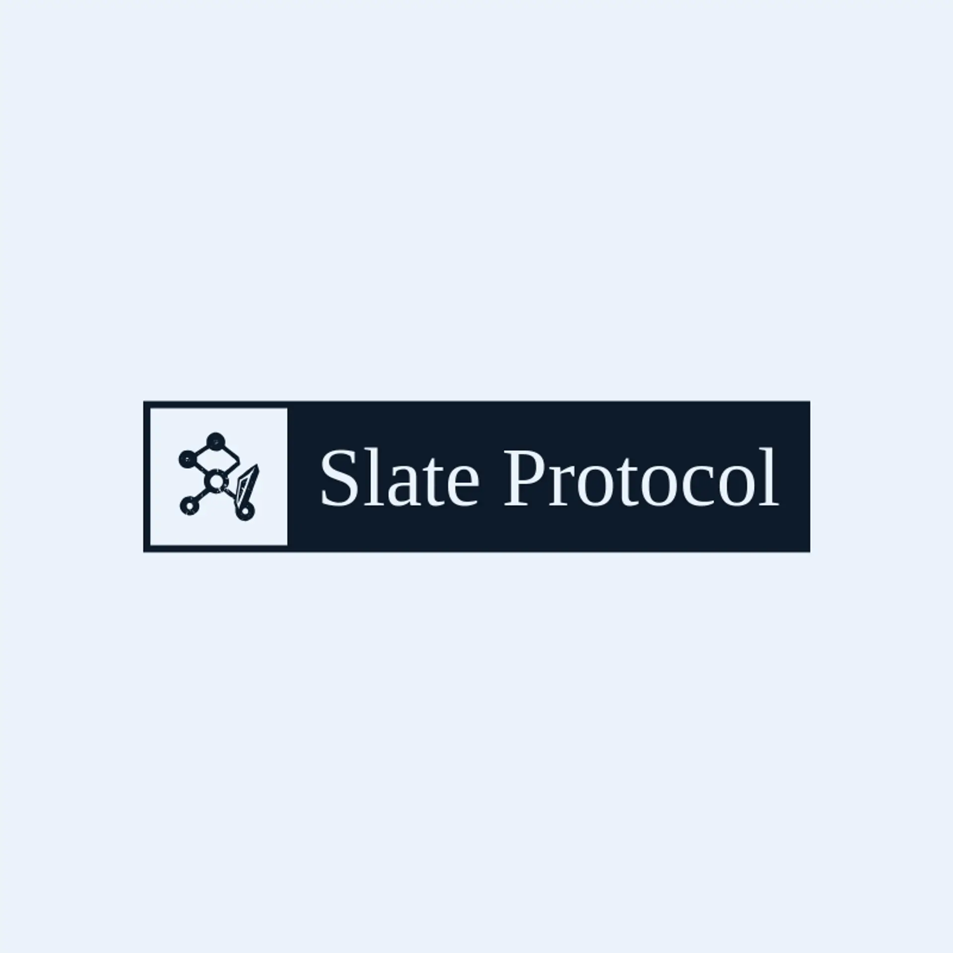 Slate Protocol logo for blockchain