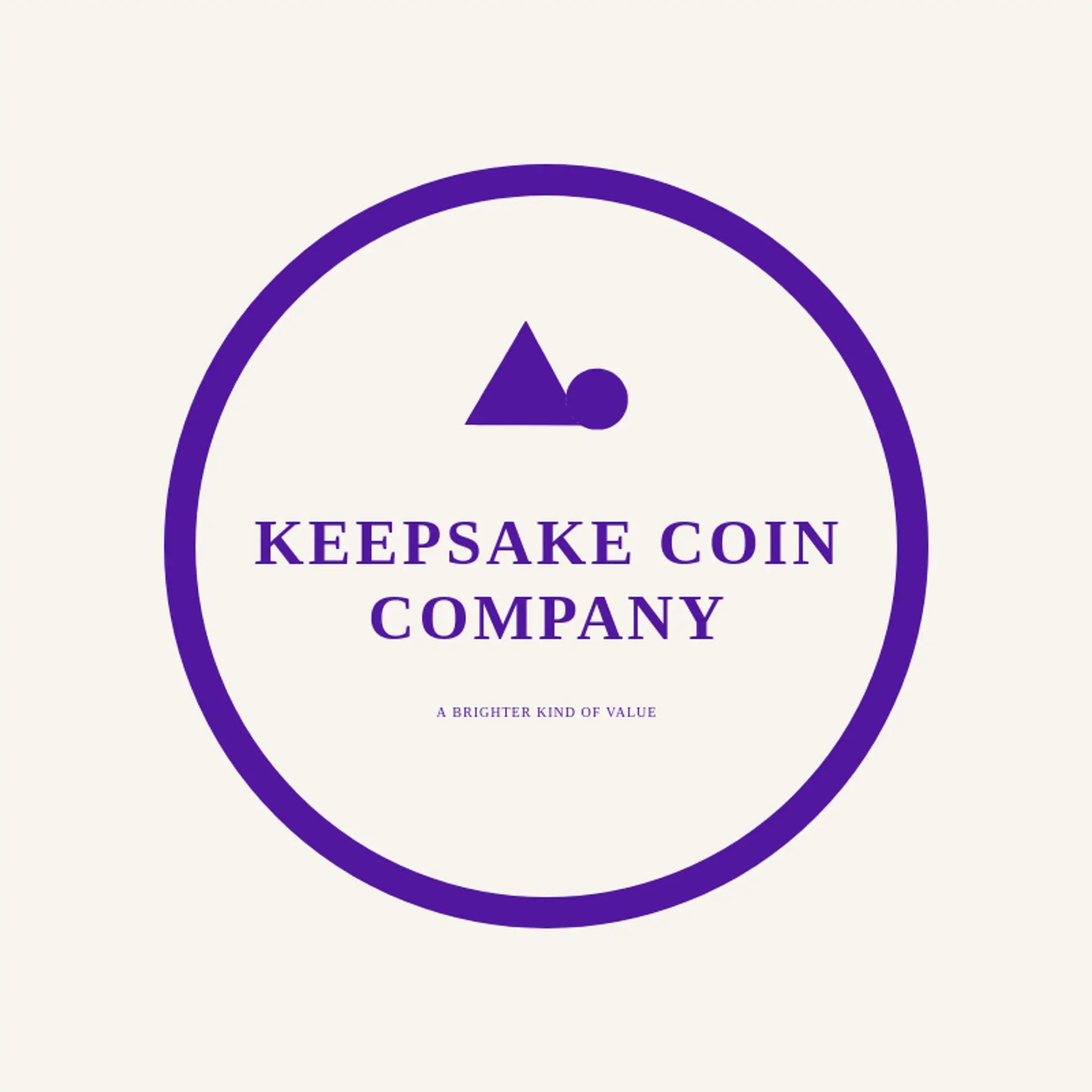 Keepsake Coin Company logo for coin