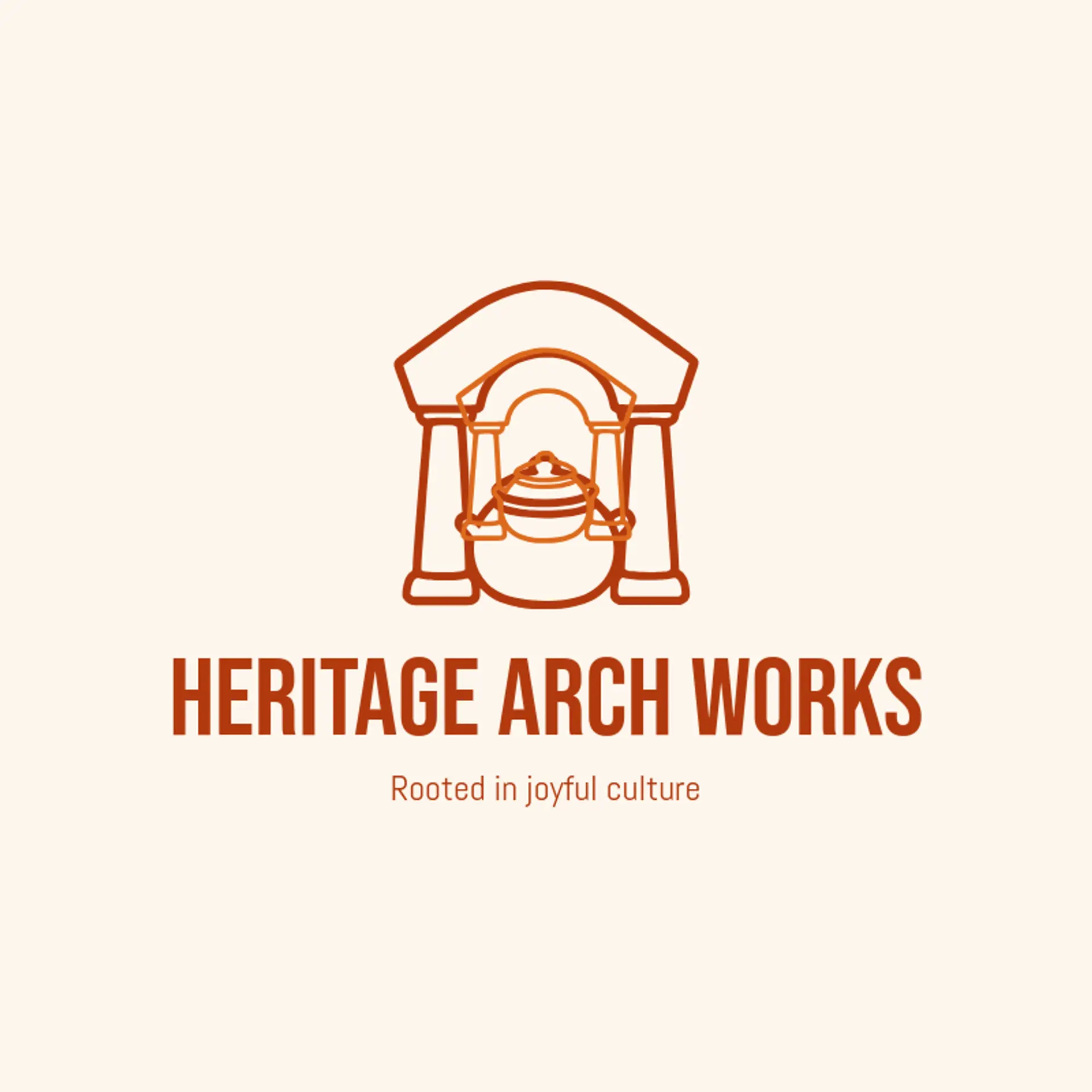 Heritage Arch Works logo for krishna